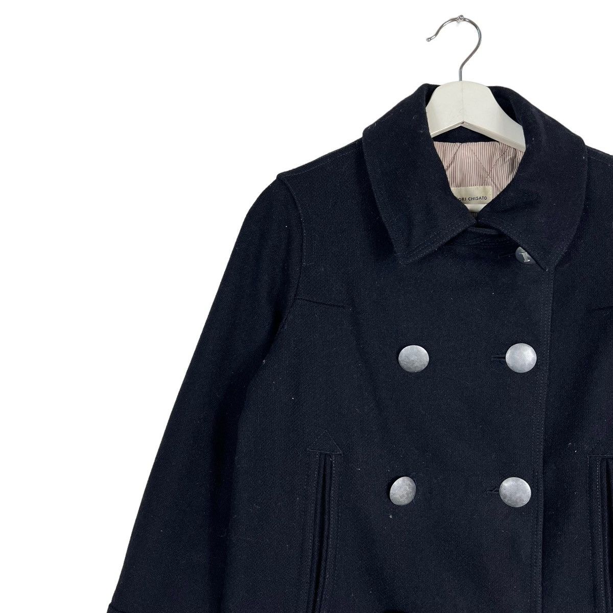 Issey Miyake 🔥 DARK BLUE TSUMORI CHISATO X ISSEY MIYAKE WOOL COAT Size US S / EU 44-46 / 1 - 6 Thumbnail