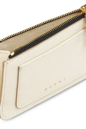Marni o1w1db10125 Size:OS/ Business Card Case in Beige Size ONE SIZE - 2 Thumbnail
