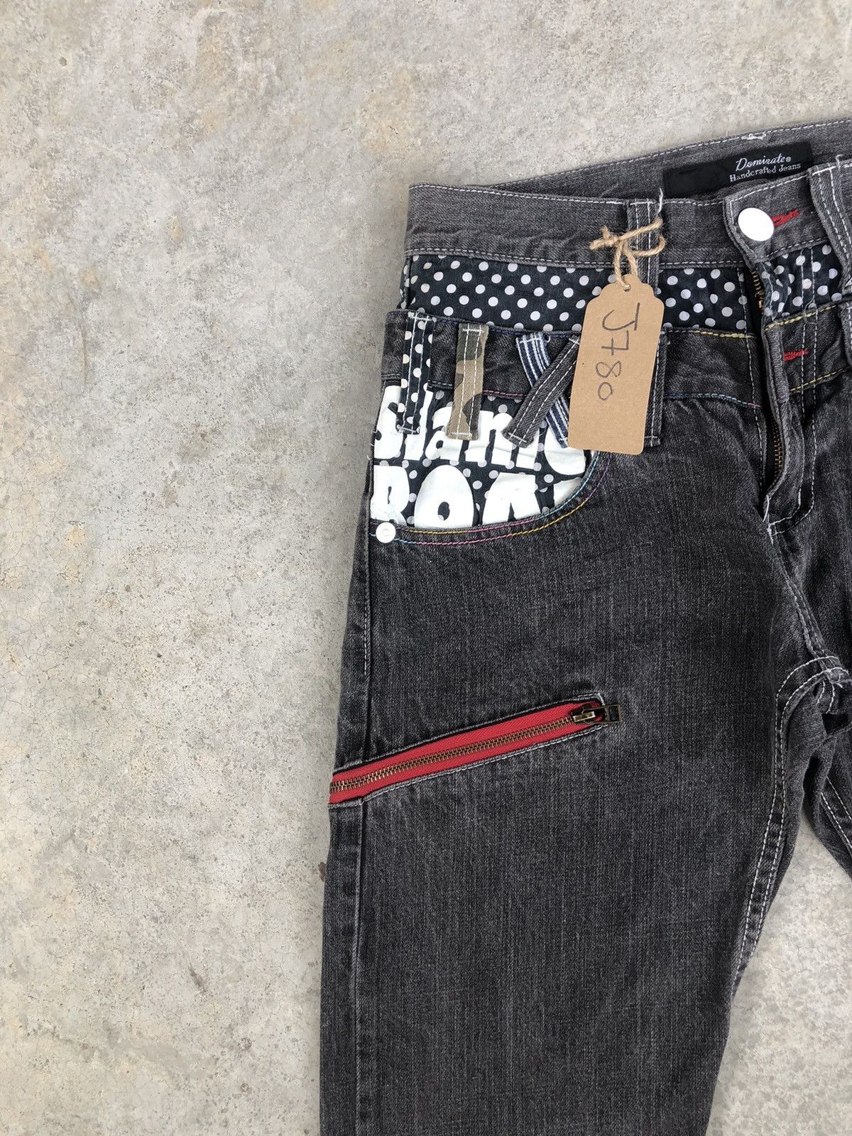 Hysteric Glamour Japanese Dominate Handcrafted Double Waist Embroidered Size US 29 - 5 Thumbnail