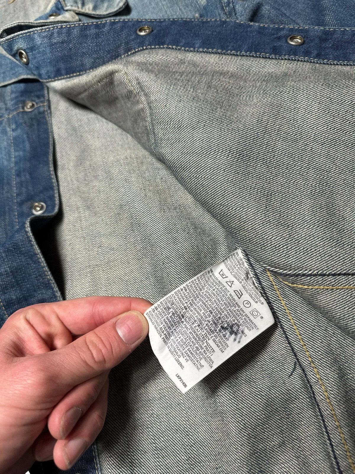 Levi's Vintage Y2K Levi’s Engineered Washed Jacket Avantgarde 90s Size US M / EU 48-50 / 2 - 11 Thumbnail