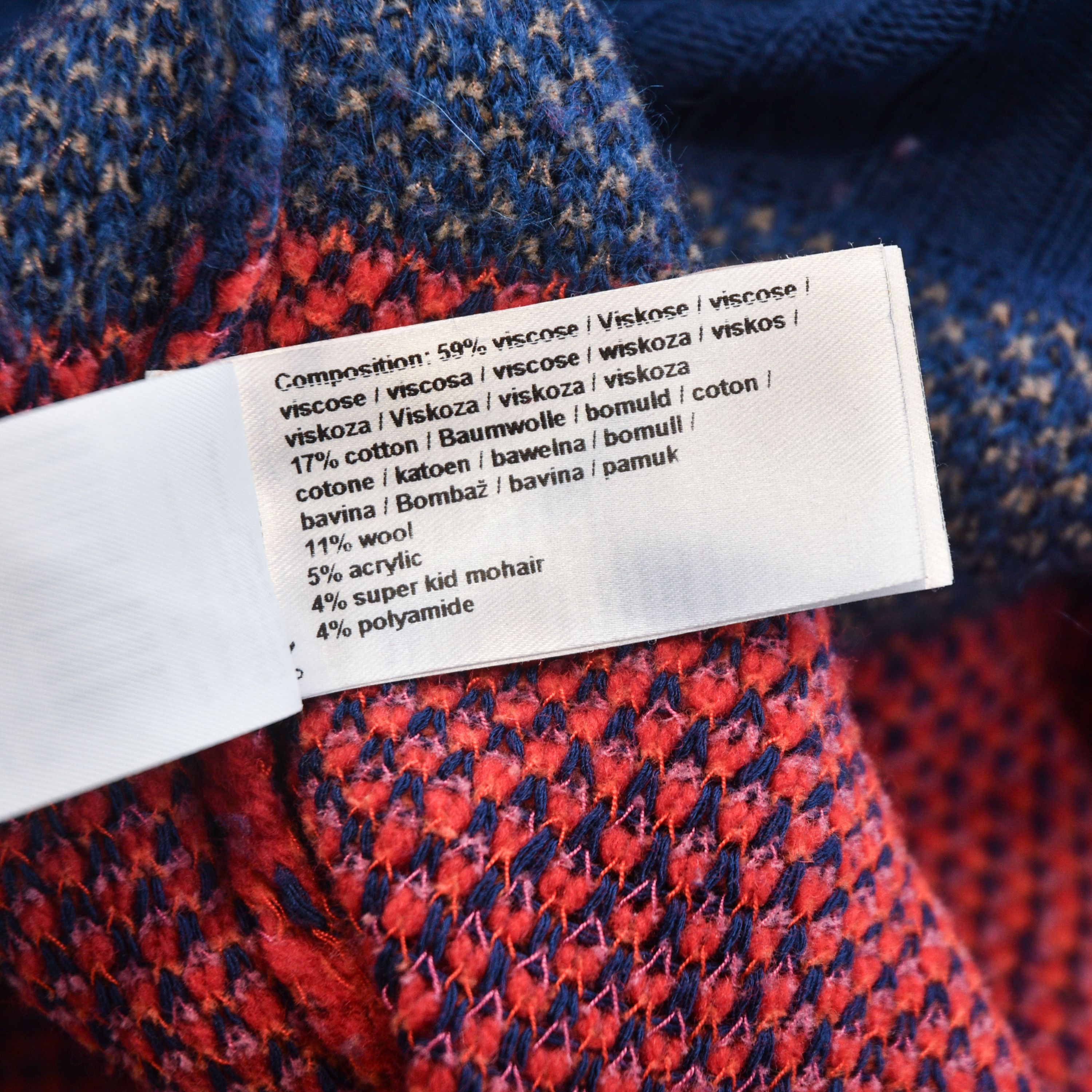 Other IVKO Oversized Knitted Pullover Artistic Mohair Wool Blend Size XL / US 12-14 / IT 48-50 - 12 Thumbnail
