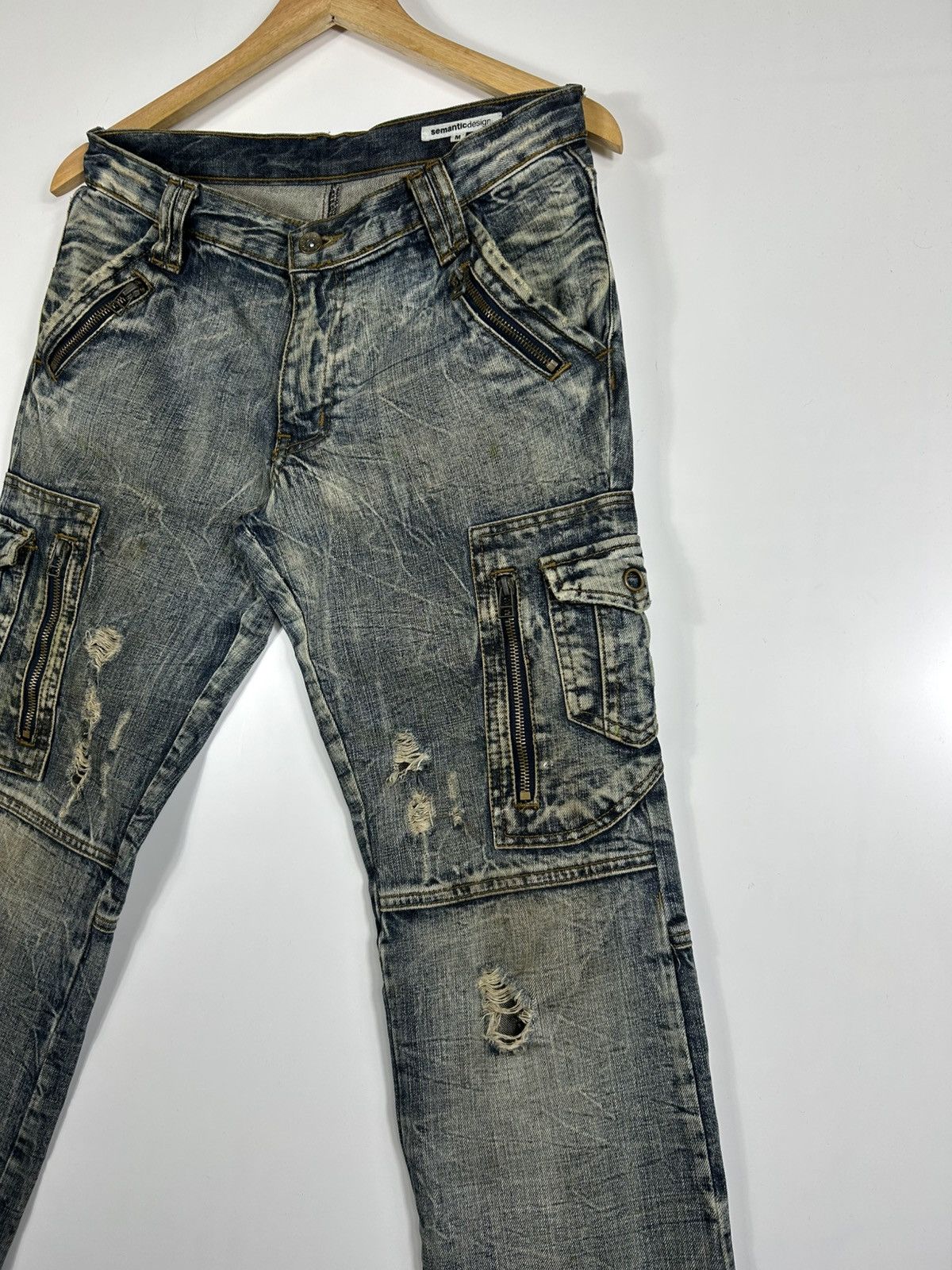 semanticdesign 🔥Semantic Design Nice Distressed Denim Size US 31 - 5 Thumbnail