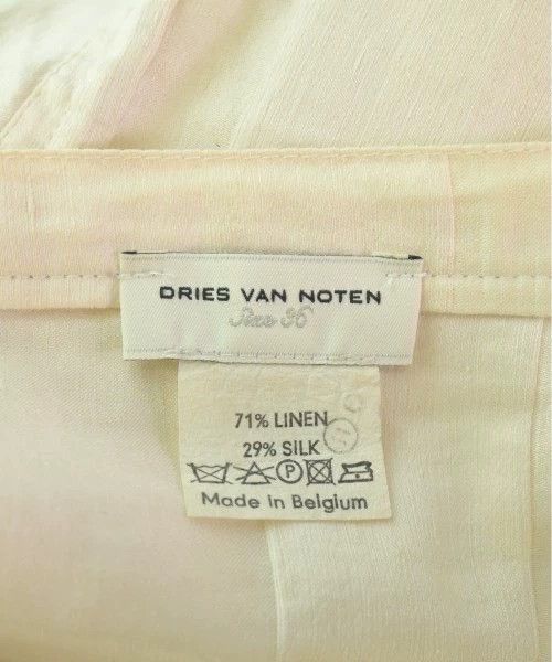 Dries Van Noten Dries Van Noten size:36 Yellow linen silk pleated skirt Size 35" - 4 Thumbnail