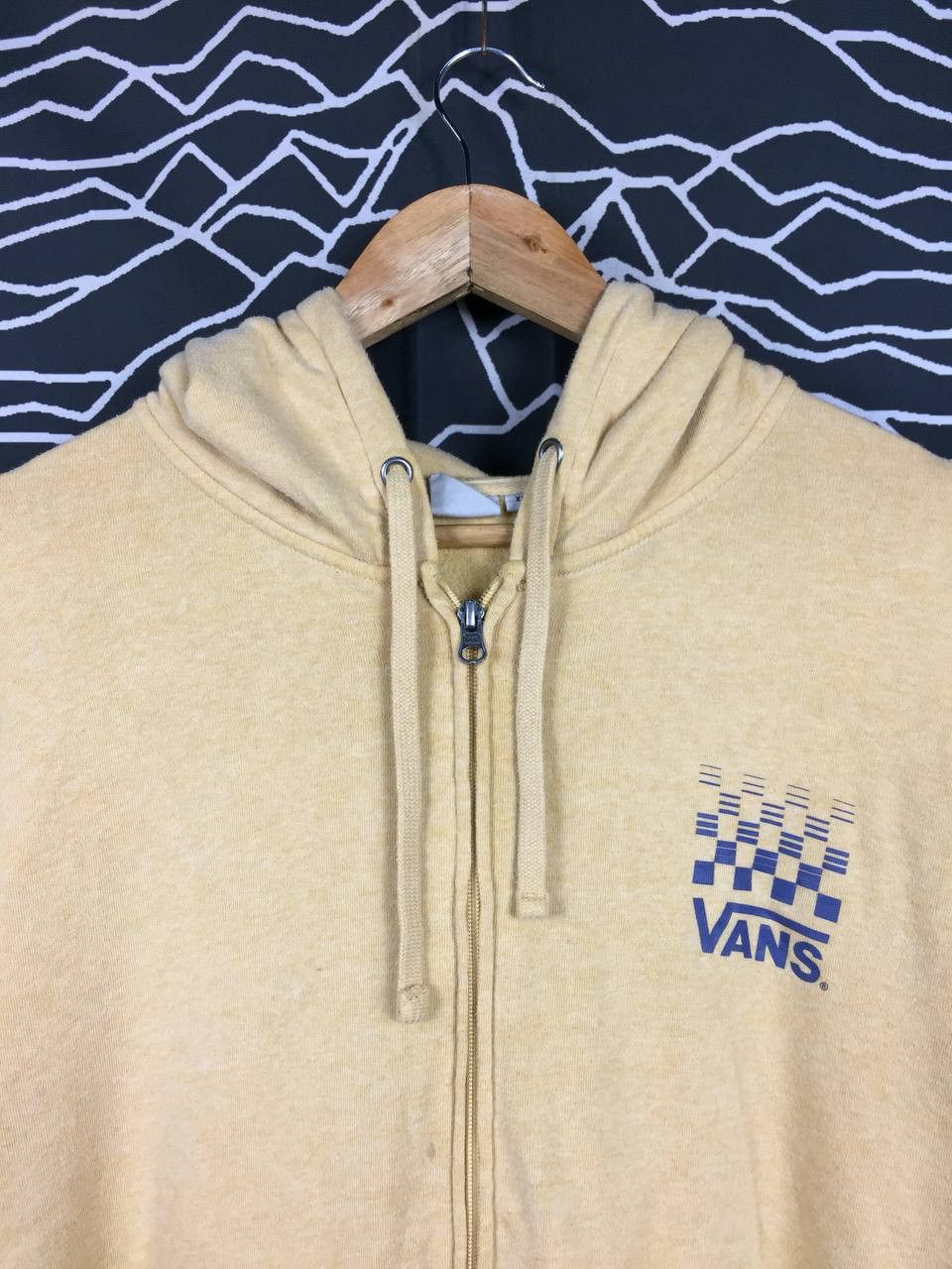 Vans Vans Off The Wall Checkerboard Logo Zipper Hoodie Size US XL / EU 56 / 4 - 3 Thumbnail