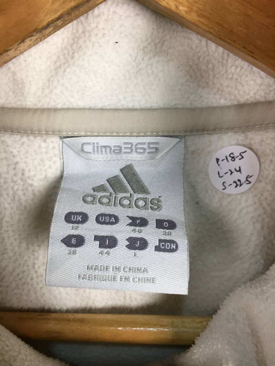 Adidas Adidas Clima365 Climawarm Fleece Full Zip Track Jacket Size L / US 10 / IT 46 - 16 Thumbnail