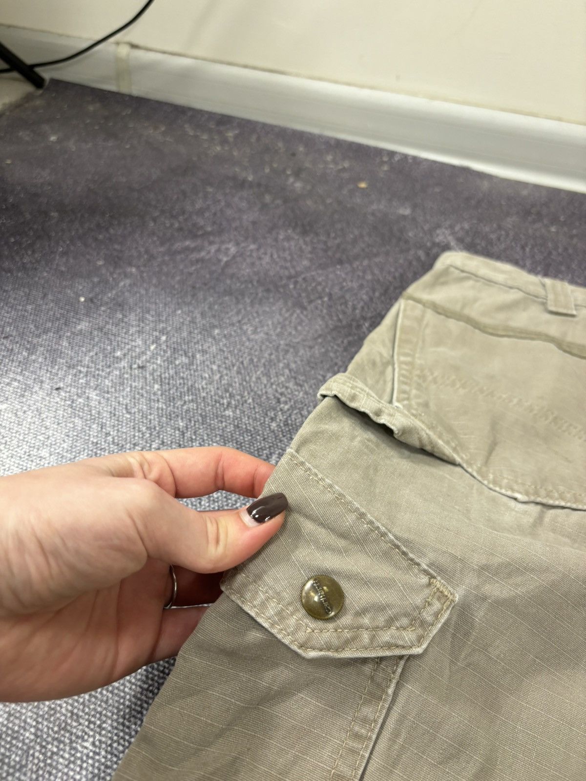 Carhartt Vintage Carhartt Y2K Relaxed Fit Work Hype Baggy Cargo Pants Size US 34 / EU 50 - 7 Thumbnail