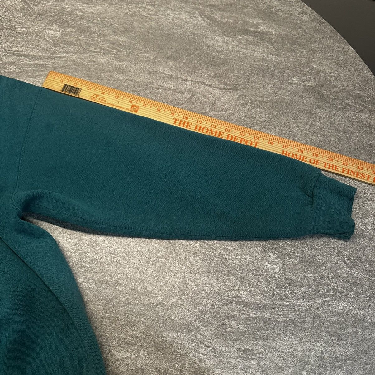 Tultex × Vintage Vintage Tultex Made in USA Crewneck Sweatshirt Blank Teal Size US L / EU 52-54 / 3 - 10 Thumbnail