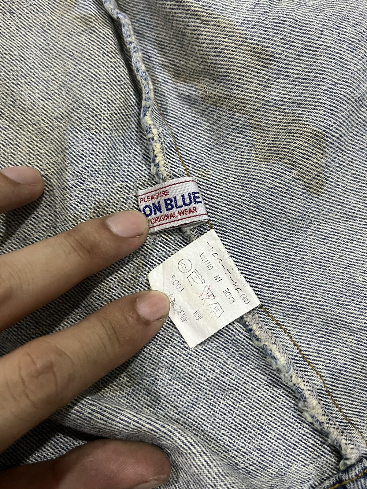 Hysteric Glamour 🇯🇵 BLUE MOON BLUE JAPAN DOUBLE BREASTED DENIM LONG JACKET Size ONE SIZE - 13 Thumbnail