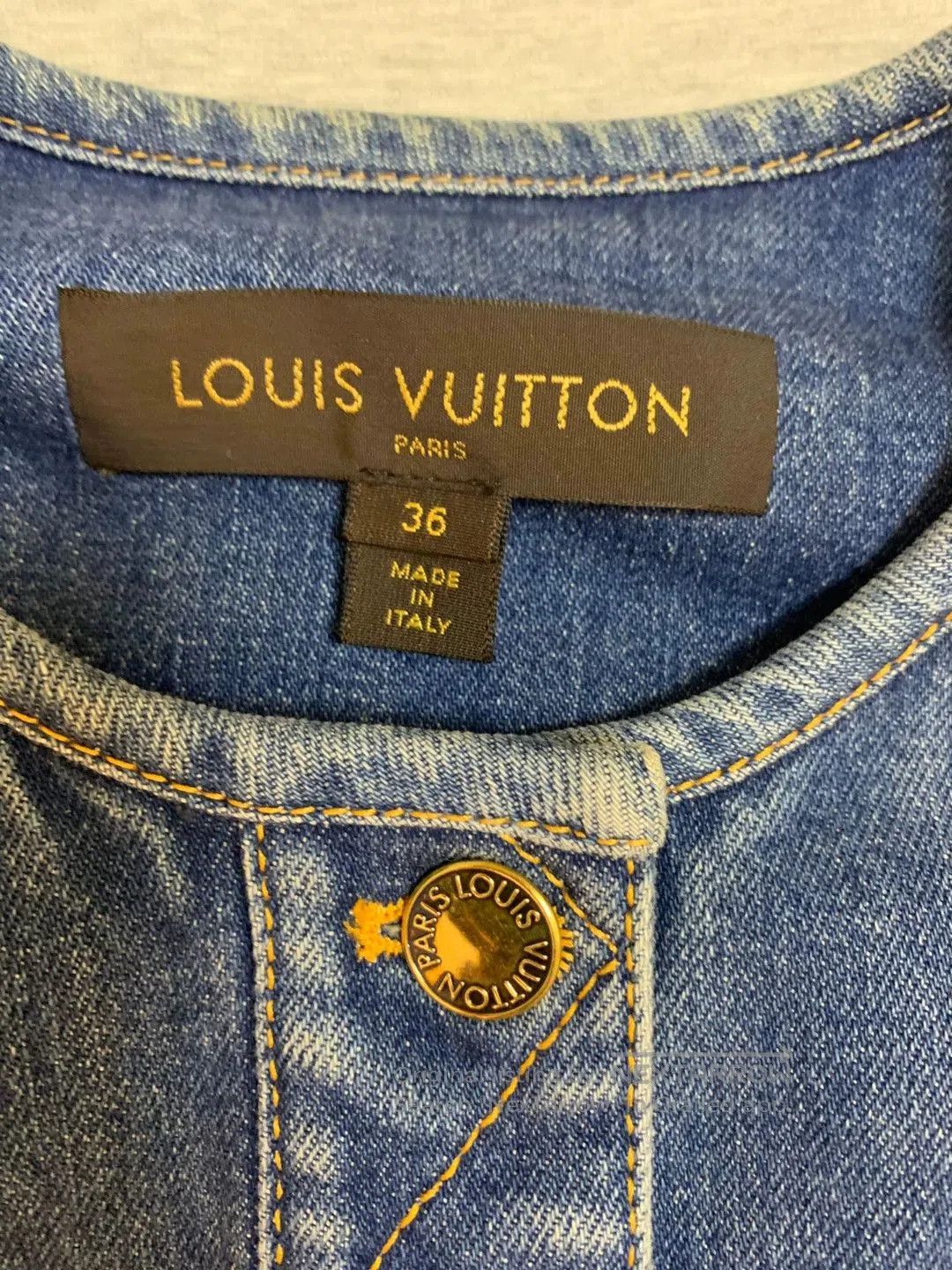 Louis Vuitton LV Denim Jacket Size 36. Size XS / US 0-2 / IT 36-38 - 4 Thumbnail