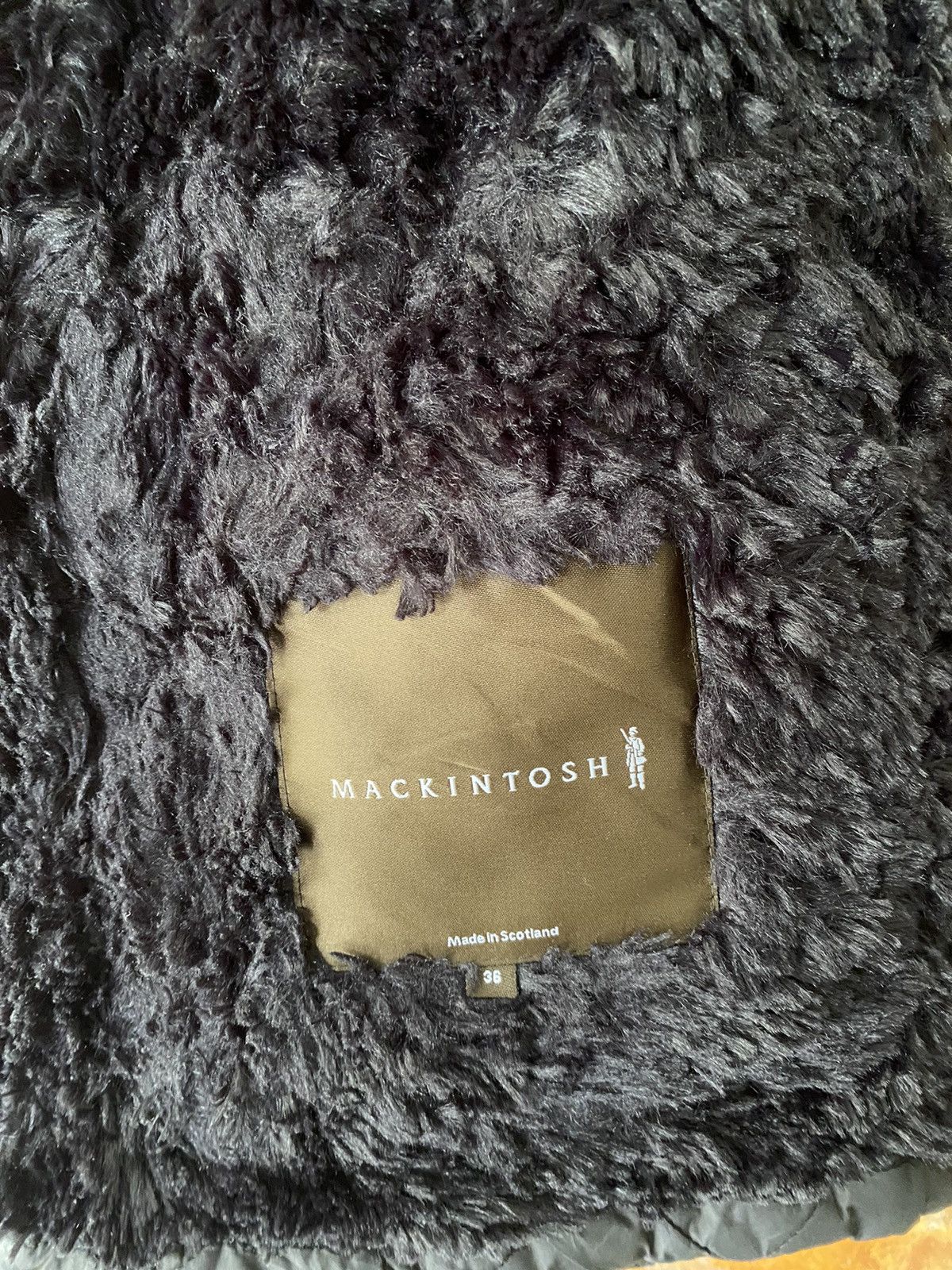 Japanese Brand × Mackintosh Vtg Fur Quilted Diamond Jacket Size S / US 4 / IT 40 - 12 Thumbnail