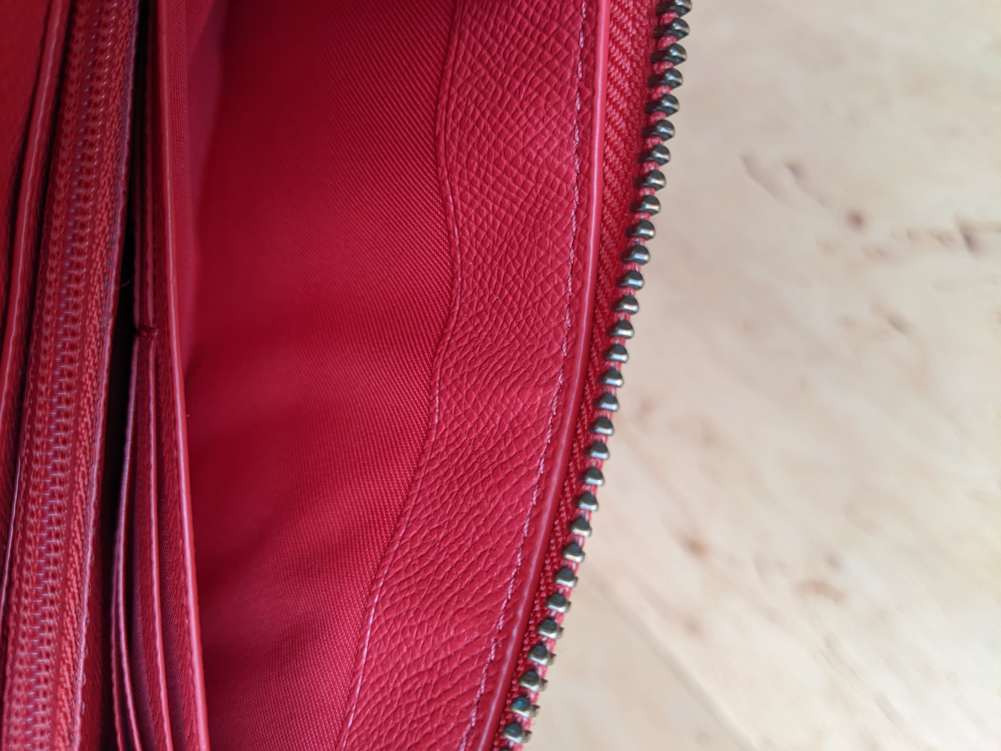 Coach Coach Accordion Zip Wallet Red Prada Vivienne Westwood Size ONE SIZE - 15 Thumbnail