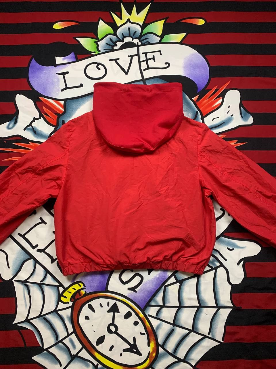 Moschino Moschino cropped red hooded womens jacket Size 4US Size S / US 4 / IT 40 - 5 Thumbnail