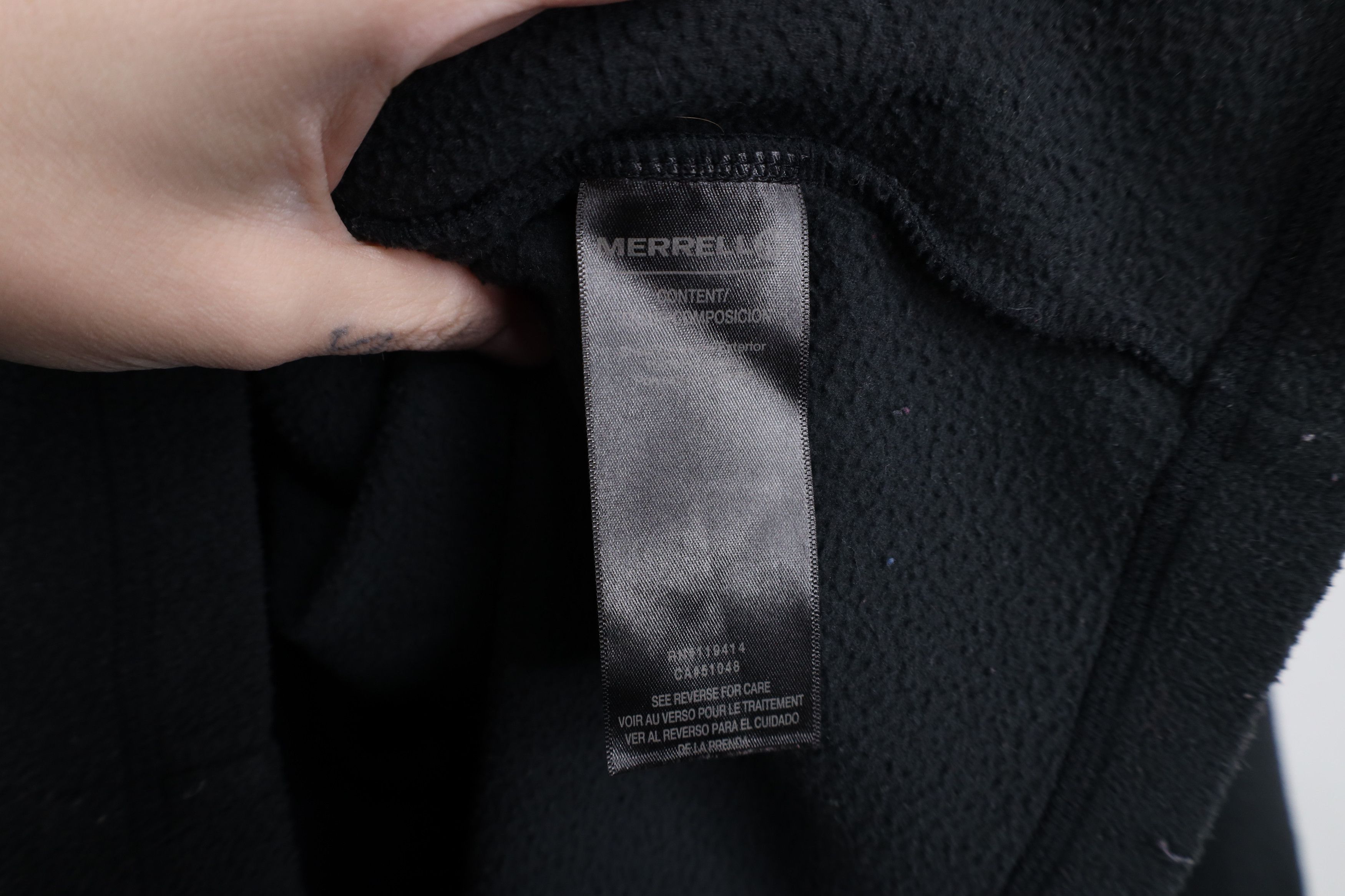 Merrell Merrell Spell Lightweight Fleece 1/4 Half Zip Sweater Black Size US S / EU 44-46 / 1 - 10 Thumbnail