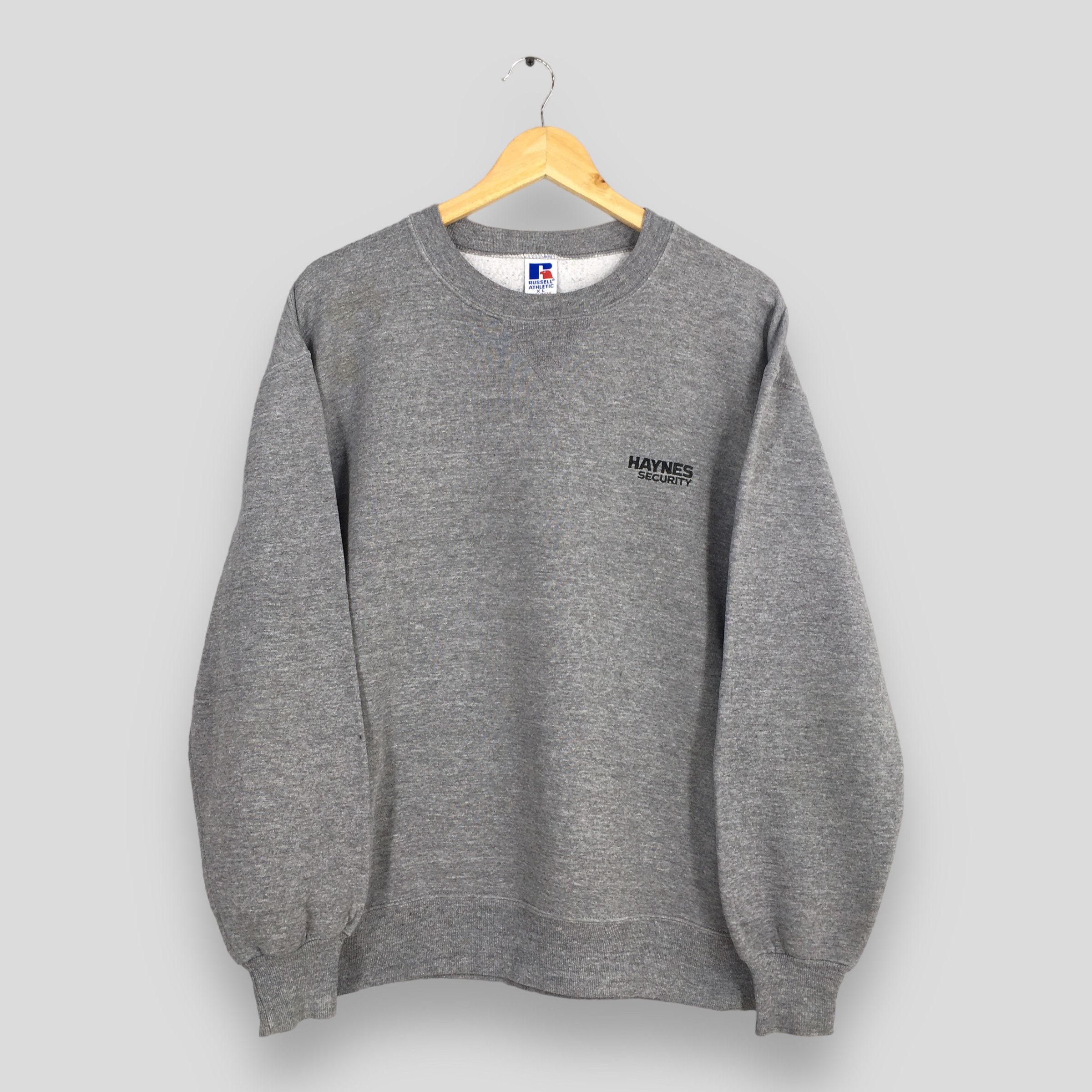 Russell Athletic Vintage 90s Russell Athletic Gray Plain Sweatshirt XL Size US XL / EU 56 / 4 - 1 Thumbnail