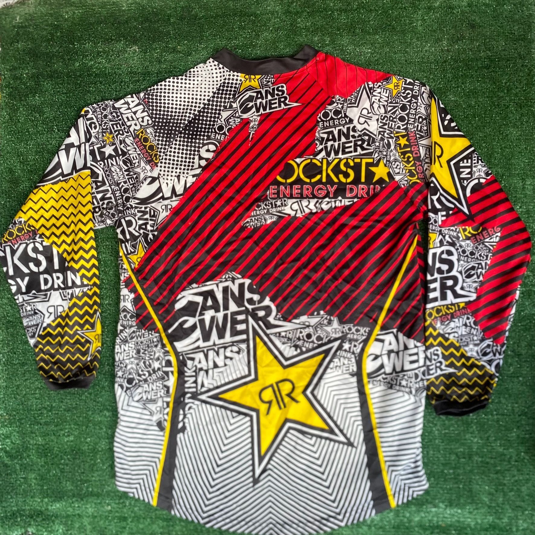 Vintage Vintage Y2K Rockstar Energy Motocross Jersey MX MotoX Tee Size US M / EU 48-50 / 2 - 5 Thumbnail