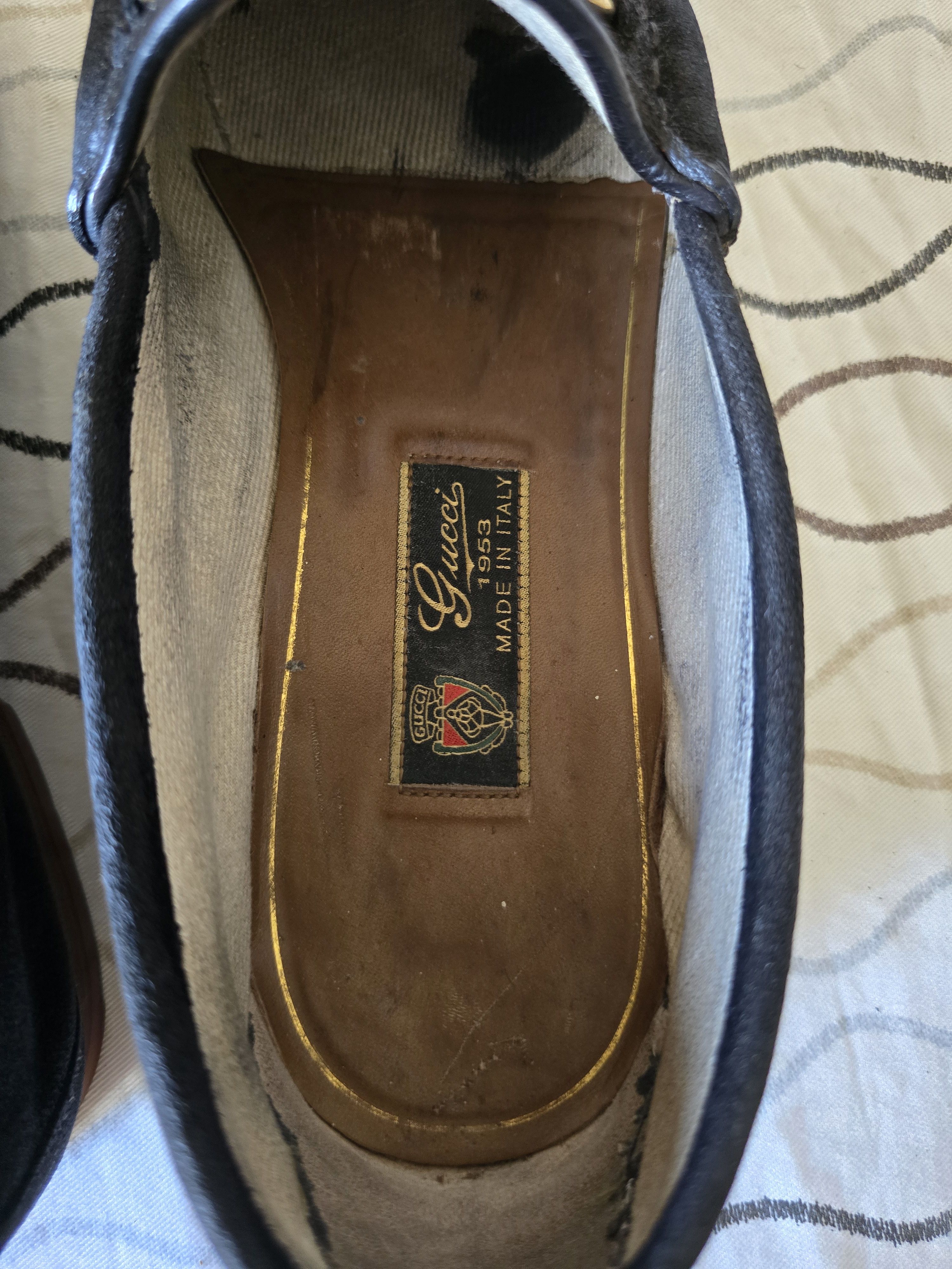 Gucci Gucci loafers suede gold horsebit Size US 10 / EU 43 - 9 Thumbnail