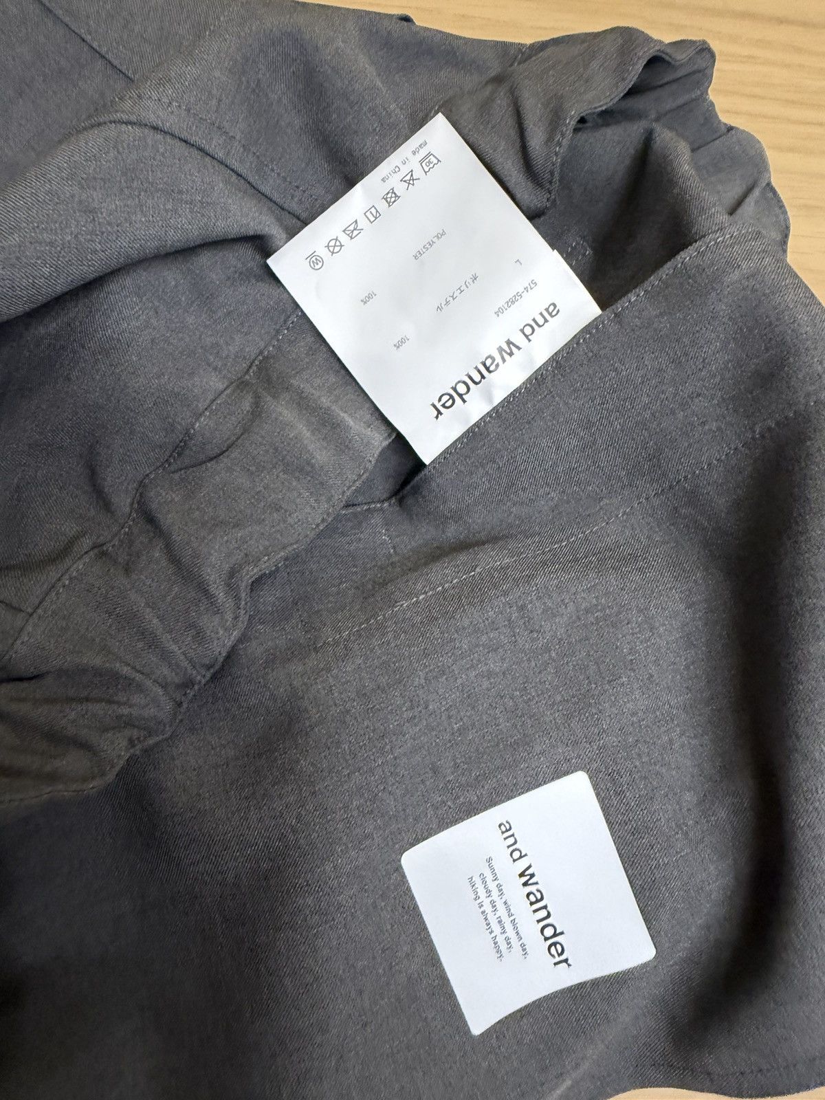 And Wander and wander Grey Climbing Belt Easy Pants Technical Trousers Size US 34 / EU 50 - 5 Thumbnail