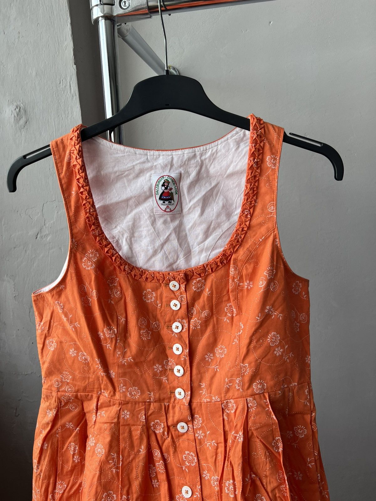 Vintage 1960/70/80 SALZBURGER DIRNDL TRADITION OKTOBERFEST DRESS L Size L / US 10 / IT 46 - 5 Thumbnail