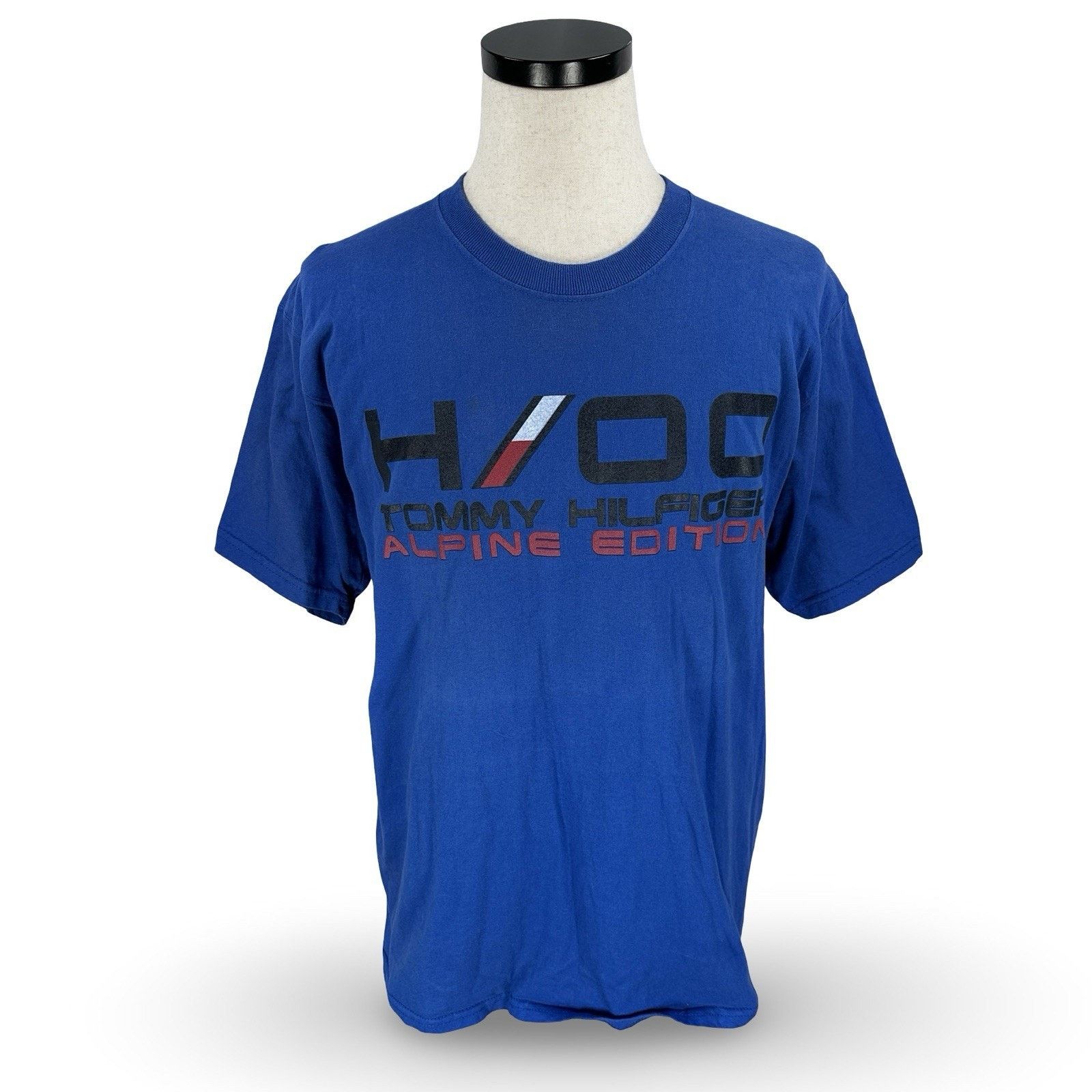 Tommy Hilfiger VTG Tommy Hilfiger Alpine Edition T-Shirt Mens L Blue 2000 Size US L / EU 52-54 / 3 - 1 Thumbnail