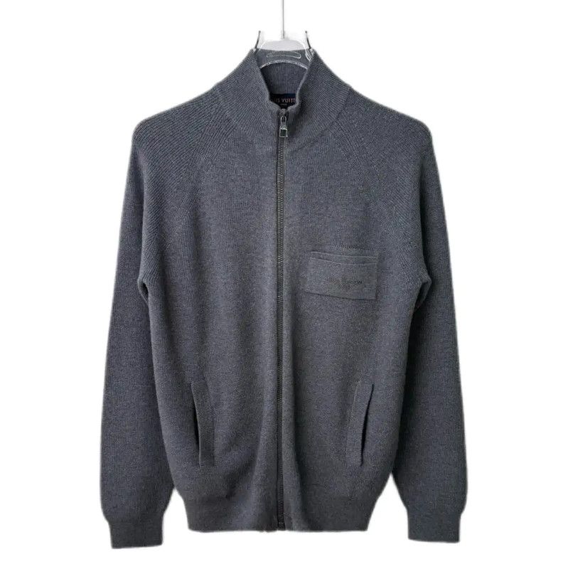 Louis Vuitton Gray Cotton Blend Women's Jacket 0089