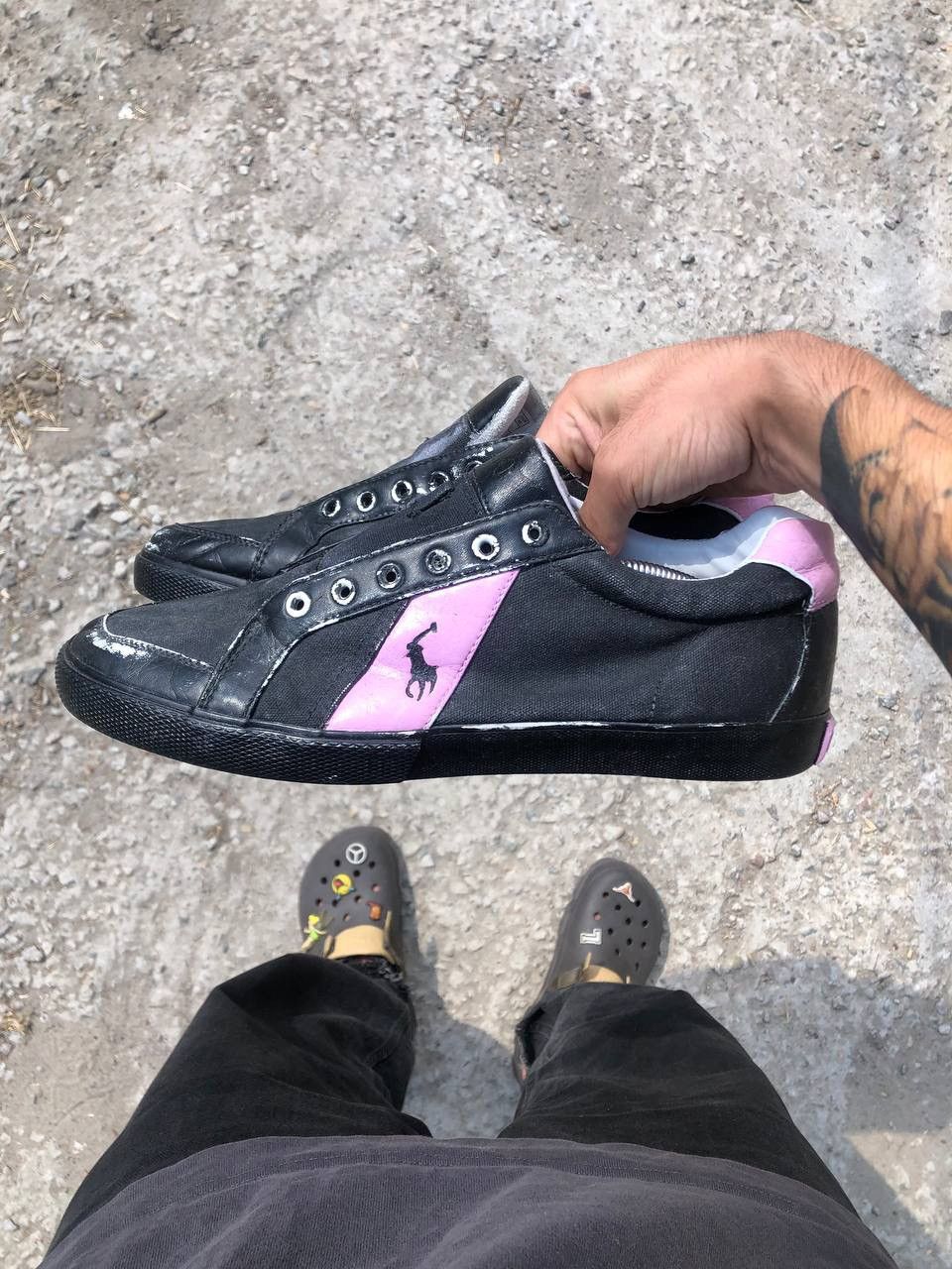 Polo Ralph Lauren × Vintage VERY RARE POLO RALPH LAUREN SNEAKERS JAPAN STYLE Y2K 90s SK8 Size US 12 / EU 45 - 1 Thumbnail