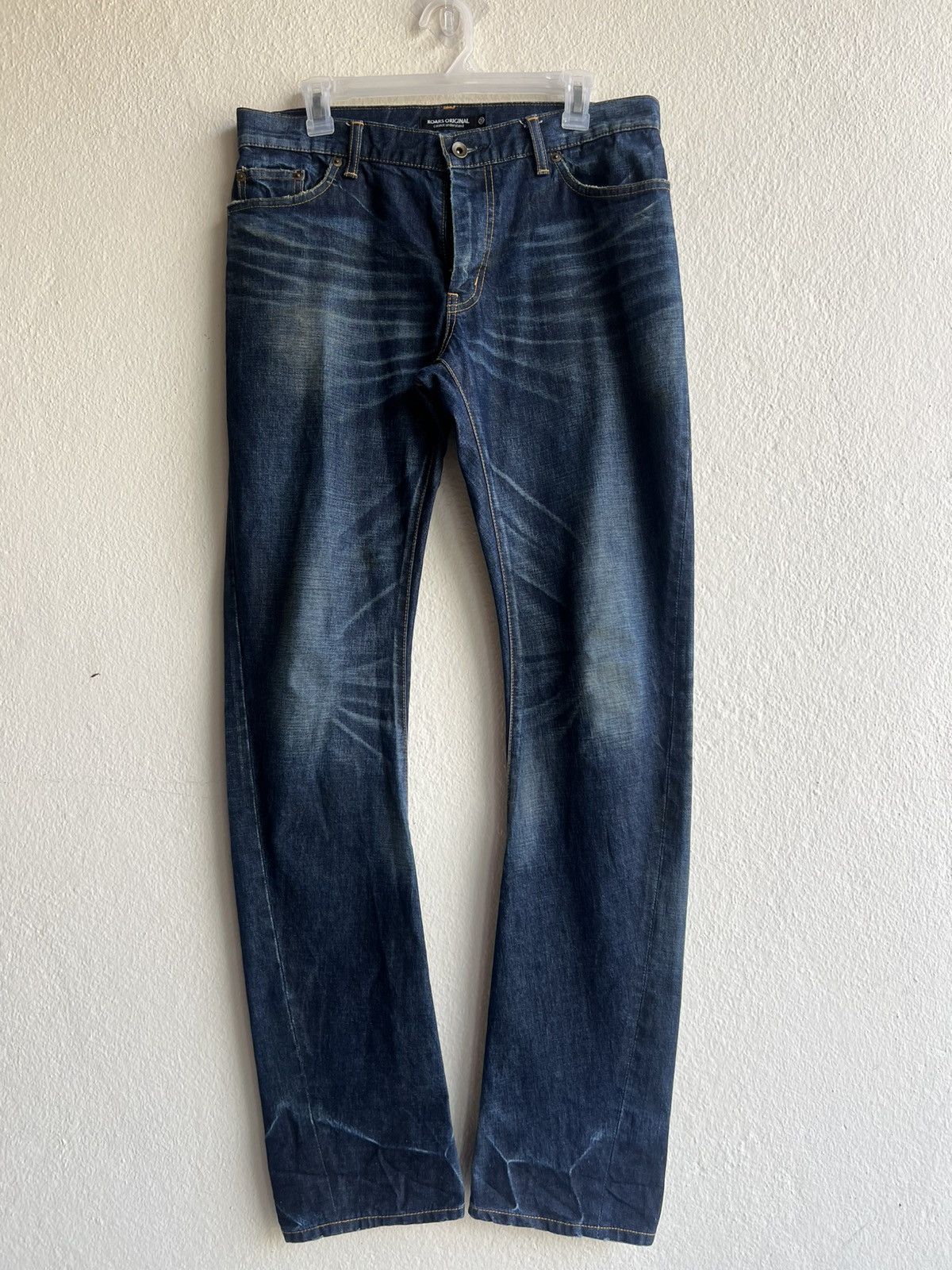 Japanese Brand Dirty Mud Roar Original Japan Denim Curve Jeans Size M Size US 31 - 22 Thumbnail
