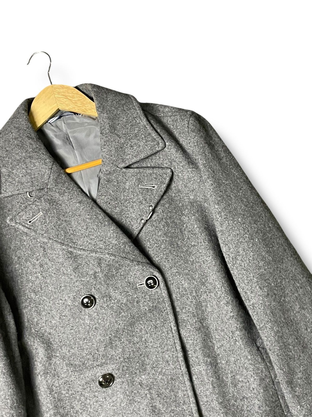 Japanese Brand × Lanvin × Vintage Lanvin en Bleu Double Breasted Wool Coat (68) Size US XS / EU 42 / 0 - 3 Thumbnail