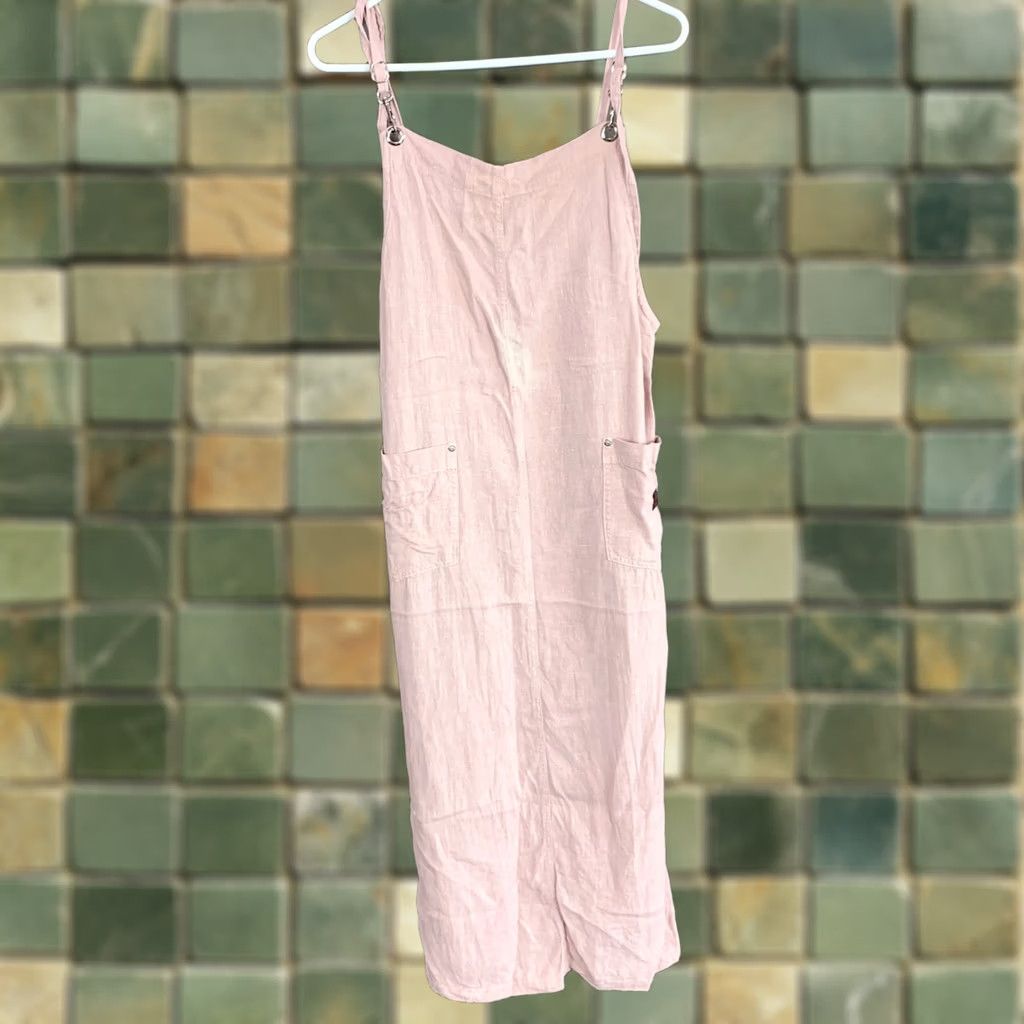 Joseph Vintage For Joseph Purple Dress Jumpsuit Strap Romper Overall Dress L Sleeveless Adult Womens Medium- Large Size L / US 10 / IT 46 - 1 Thumbnail
