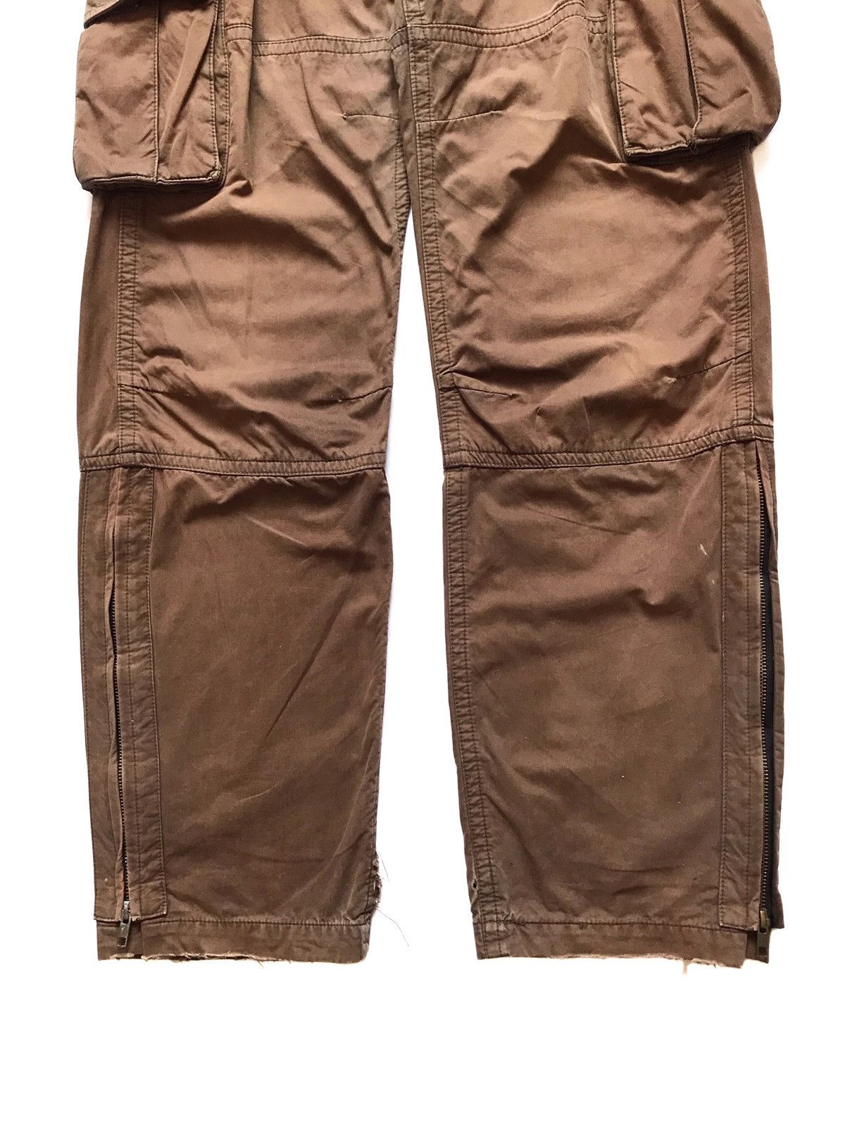 Katharine Hamnett London HAMNETT CARGO ANKLE ZIP TROUSER PANTS Size US 34 / EU 50 - 3 Thumbnail