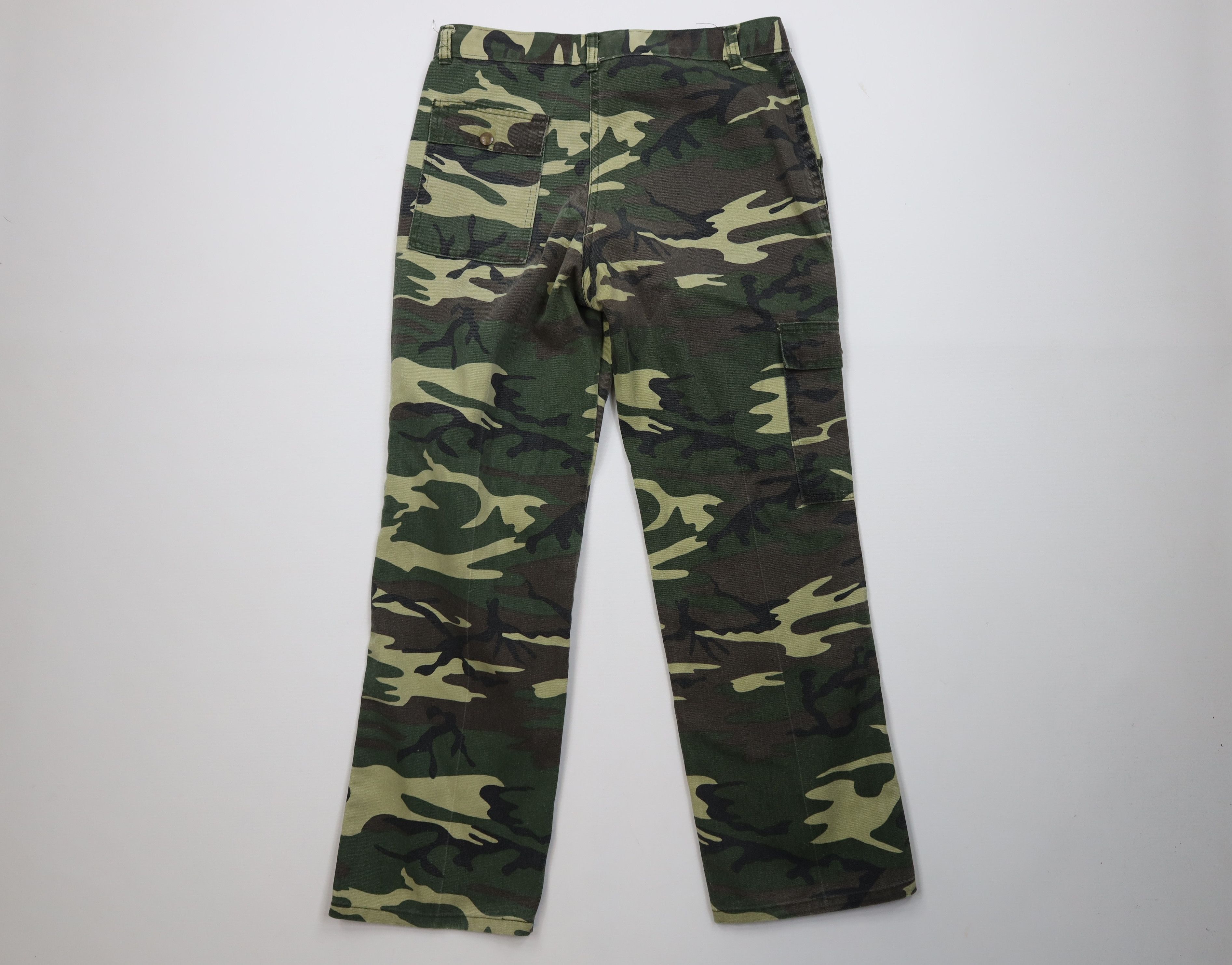 Vintage Vintage 70s Streetwear Camouflage Utility Cargo Pants USA Size US 32 / EU 48 - 6 Thumbnail