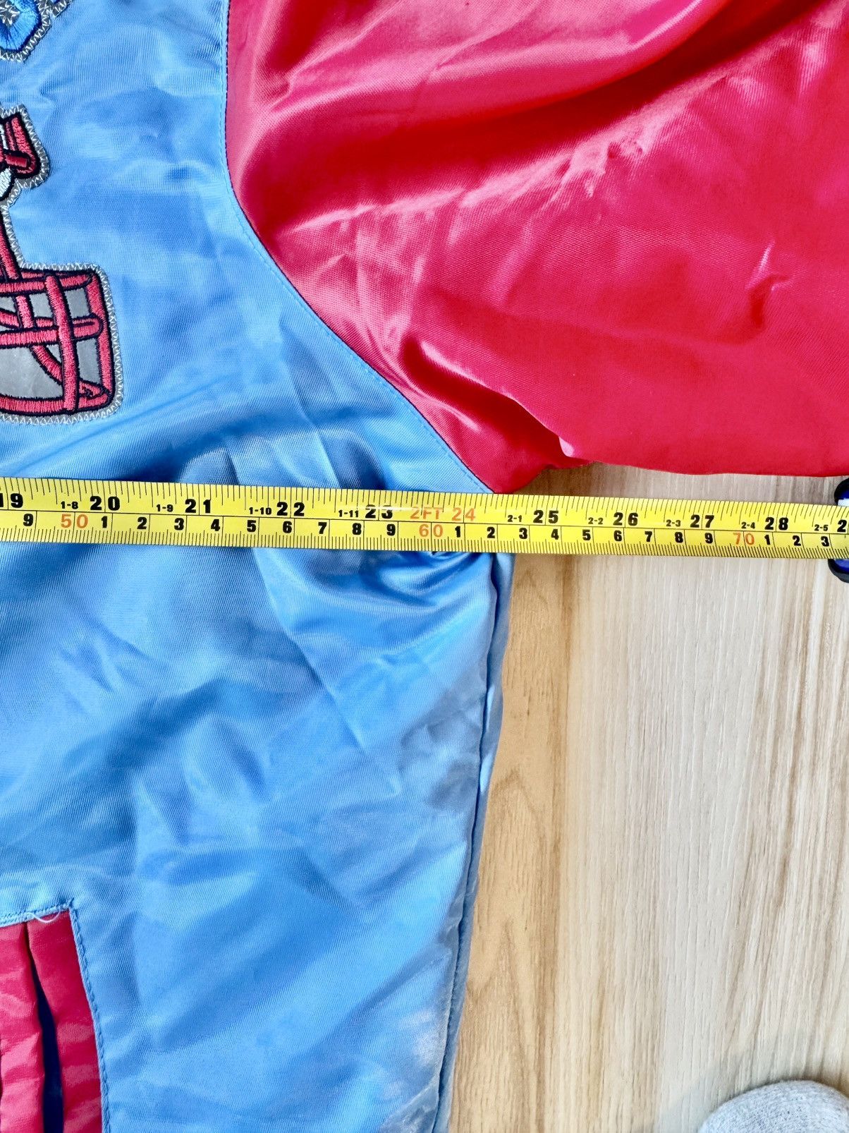 Starter Starter Houston Oilers Satin Varsity Jacket (Large) Size US L / EU 52-54 / 3 - 5 Thumbnail