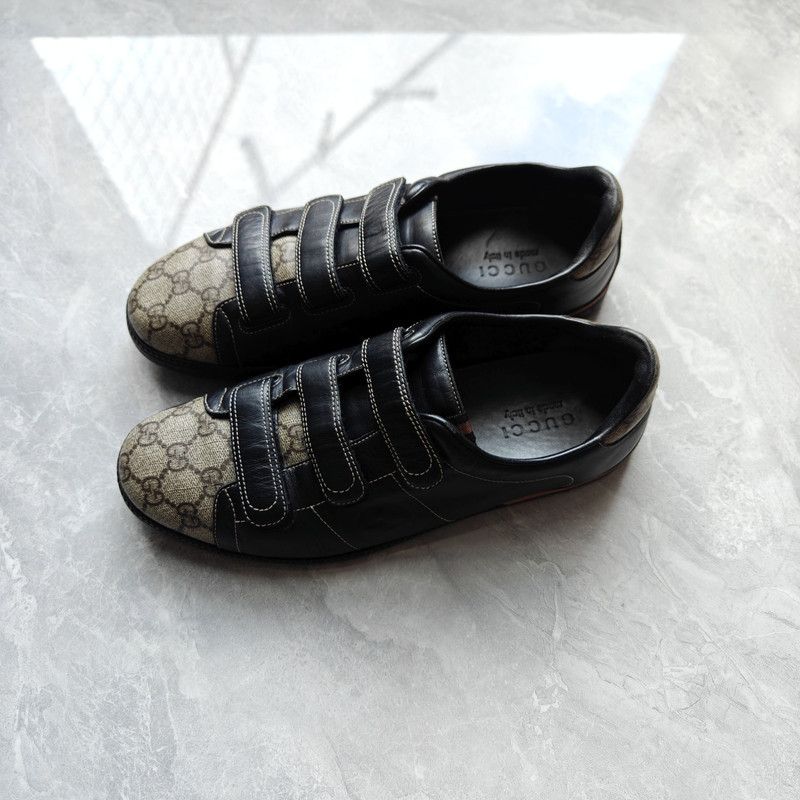 Gucci Gucci Stylish Bee Print Sneakers for Men 0079 Size US 9.5 / EU 42-43 - 1 Thumbnail