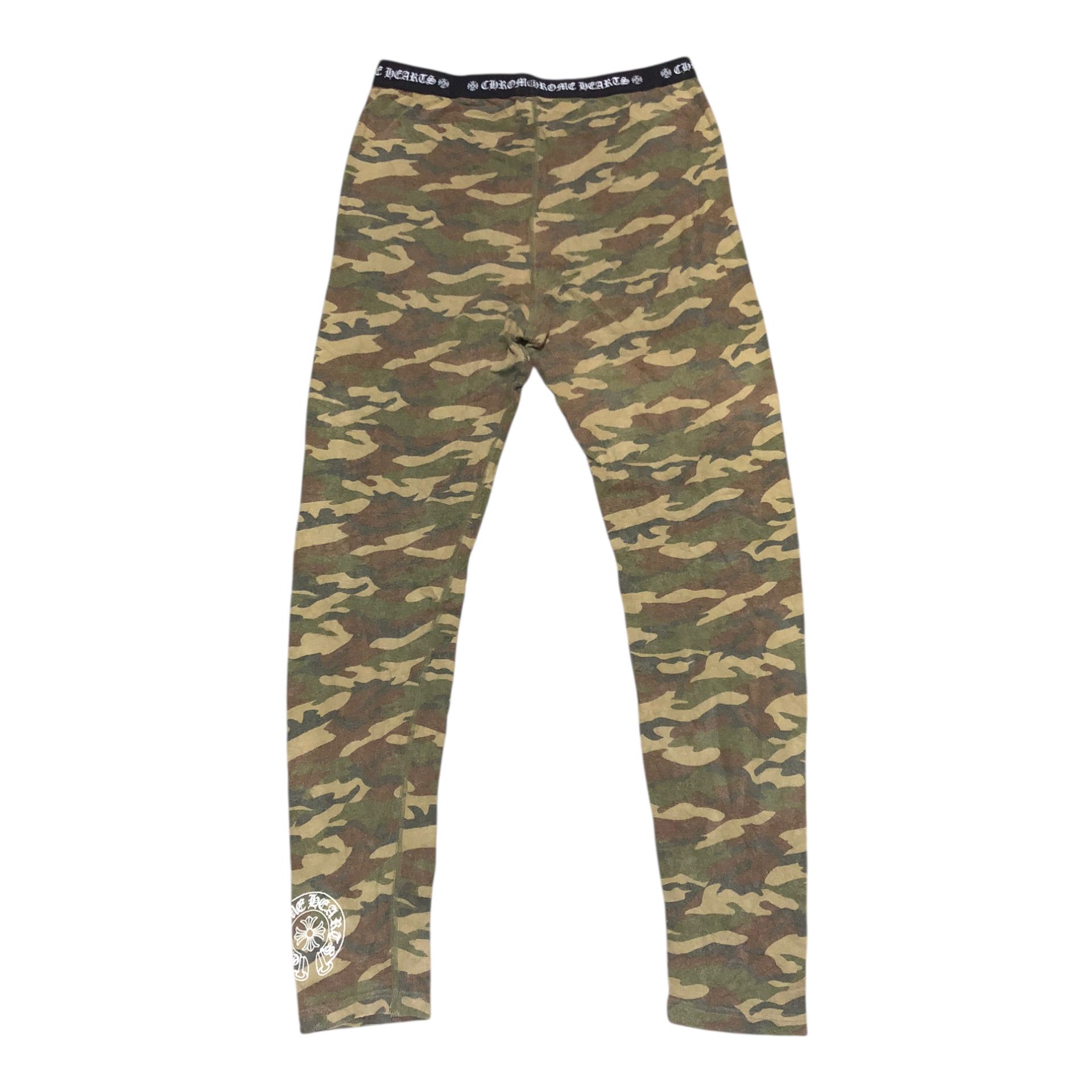 Chrome Hearts 💯CHROME HEARTS Woodland Camo Horseshoe Leggings Underwear Size 26" / US 2 / IT 38 - 2 Thumbnail