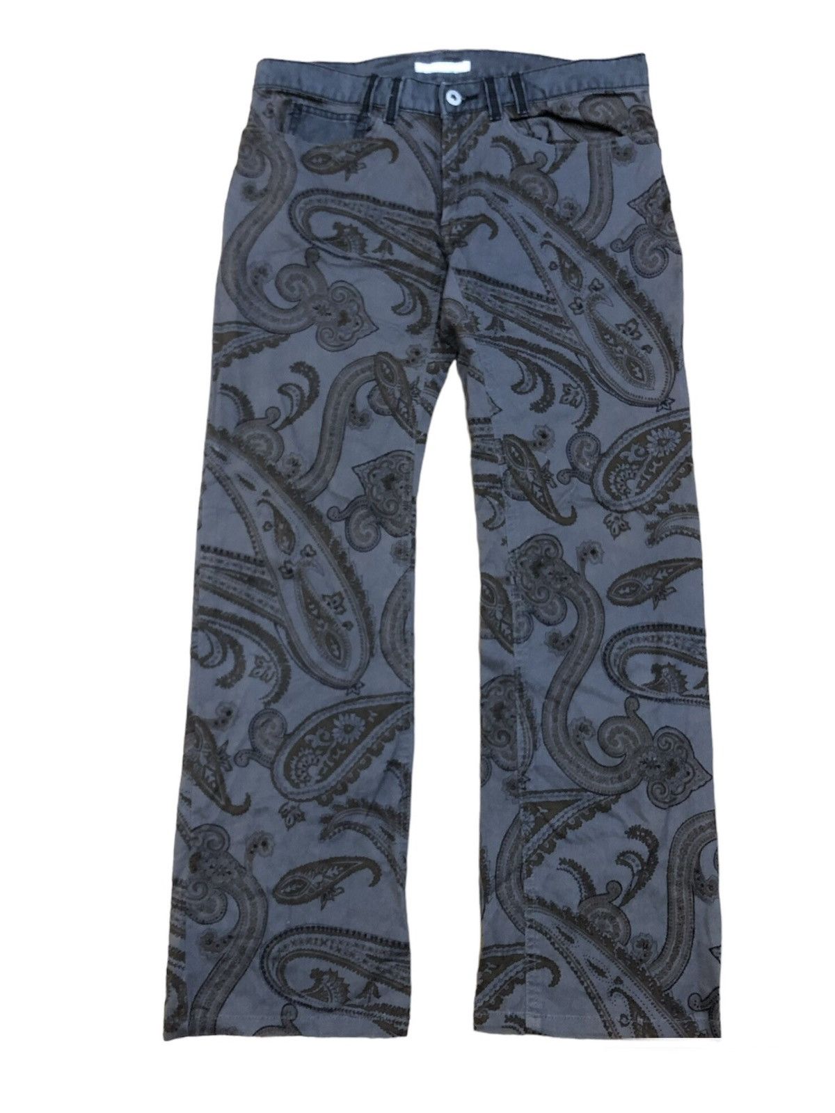 Japanese Brand Kei Hayama Plus Japanese Paisley Pant Size US 30 / EU 46 - 1 Thumbnail