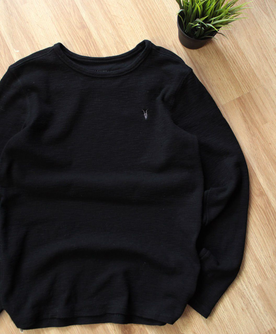 Allsaints 🔥 Mens AllSaints Muse LS Crew Longsleeve T Shirt Luxury Y2K Size US XS / EU 42 / 0 - 2 Thumbnail