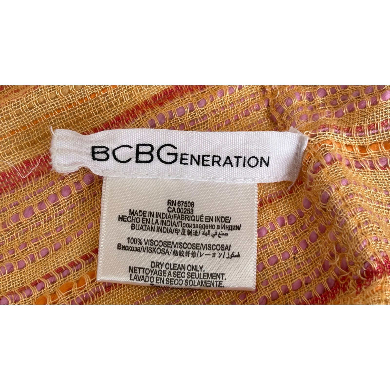 Other BCBGeneration | Women's Boho Multicolor Infinity Scarf Size ONE SIZE - 2 Thumbnail