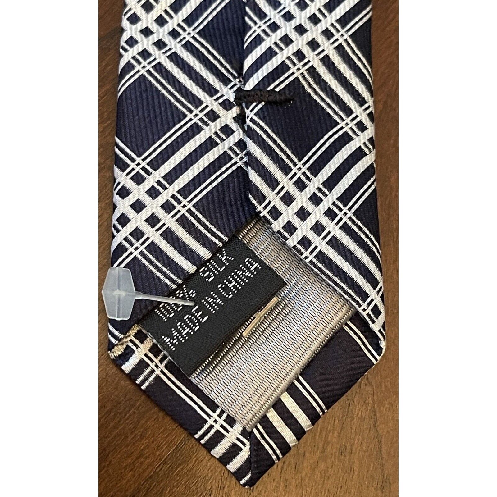 Handmade Pronto Uomo Couture Hand Made Blue 100% Silk Made In China Size ONE SIZE - 7 Thumbnail