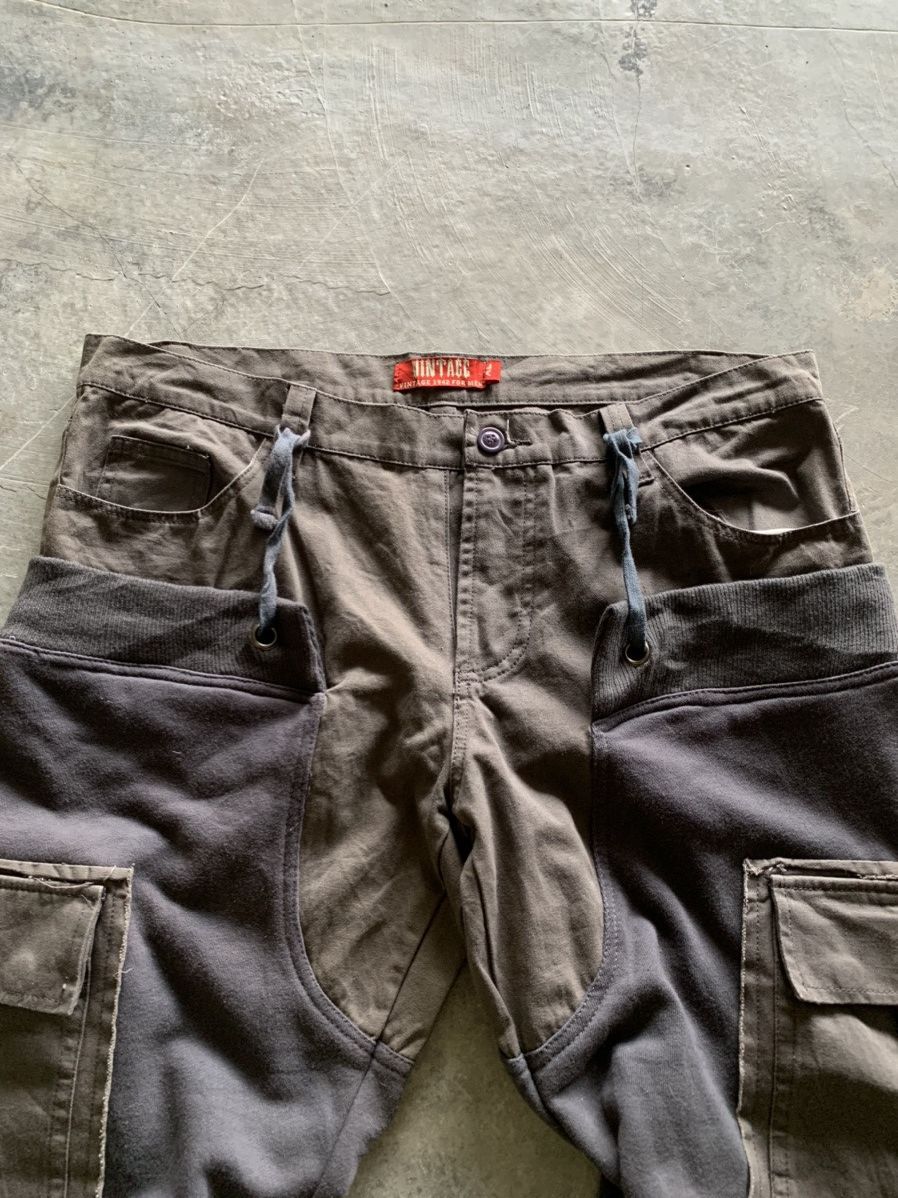 20471120 × Hysteric Glamour × Le Grande Bleu (L.G.B.) vintage hybrid cargo sweatpant punk army style Size US 37 - 5 Thumbnail