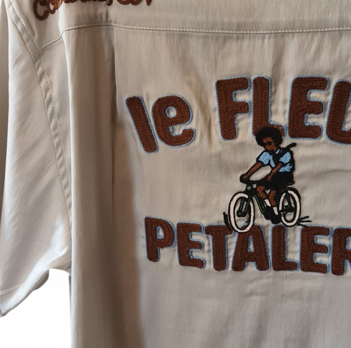 Golf le Fleur Golf Le Fleur Petalers embroidered twill shirt Size US M / EU 48-50 / 2 - 4 Thumbnail