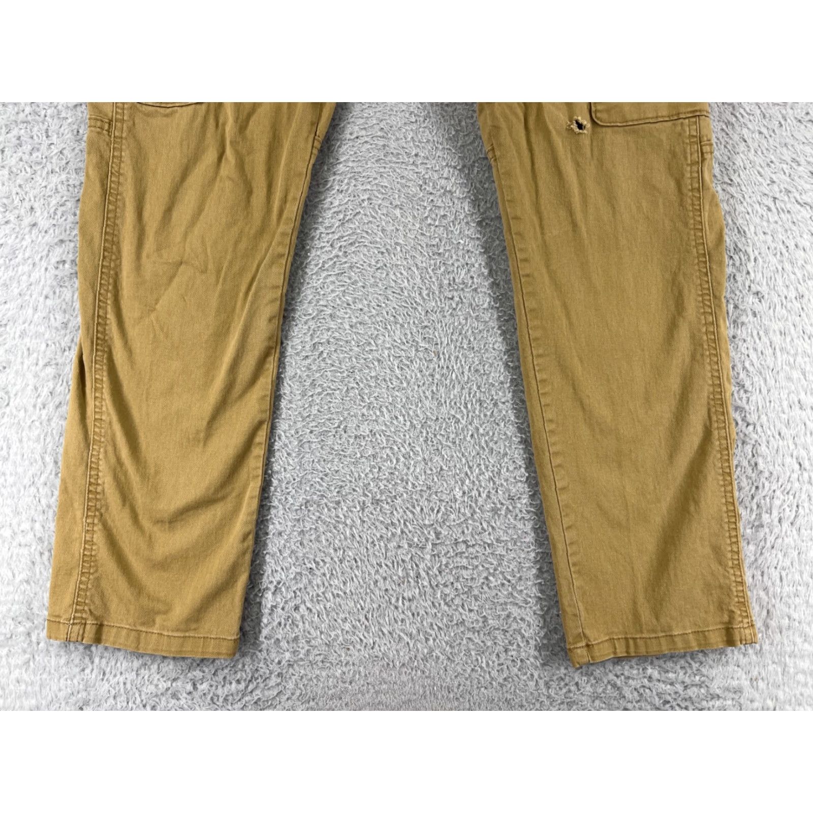 Wrangler Wrangler Pants Mens 30 Beige Khaki Casual 100% Cotton Cargo Workwear Twill Pants Size US 30 / EU 46 - 4 Thumbnail