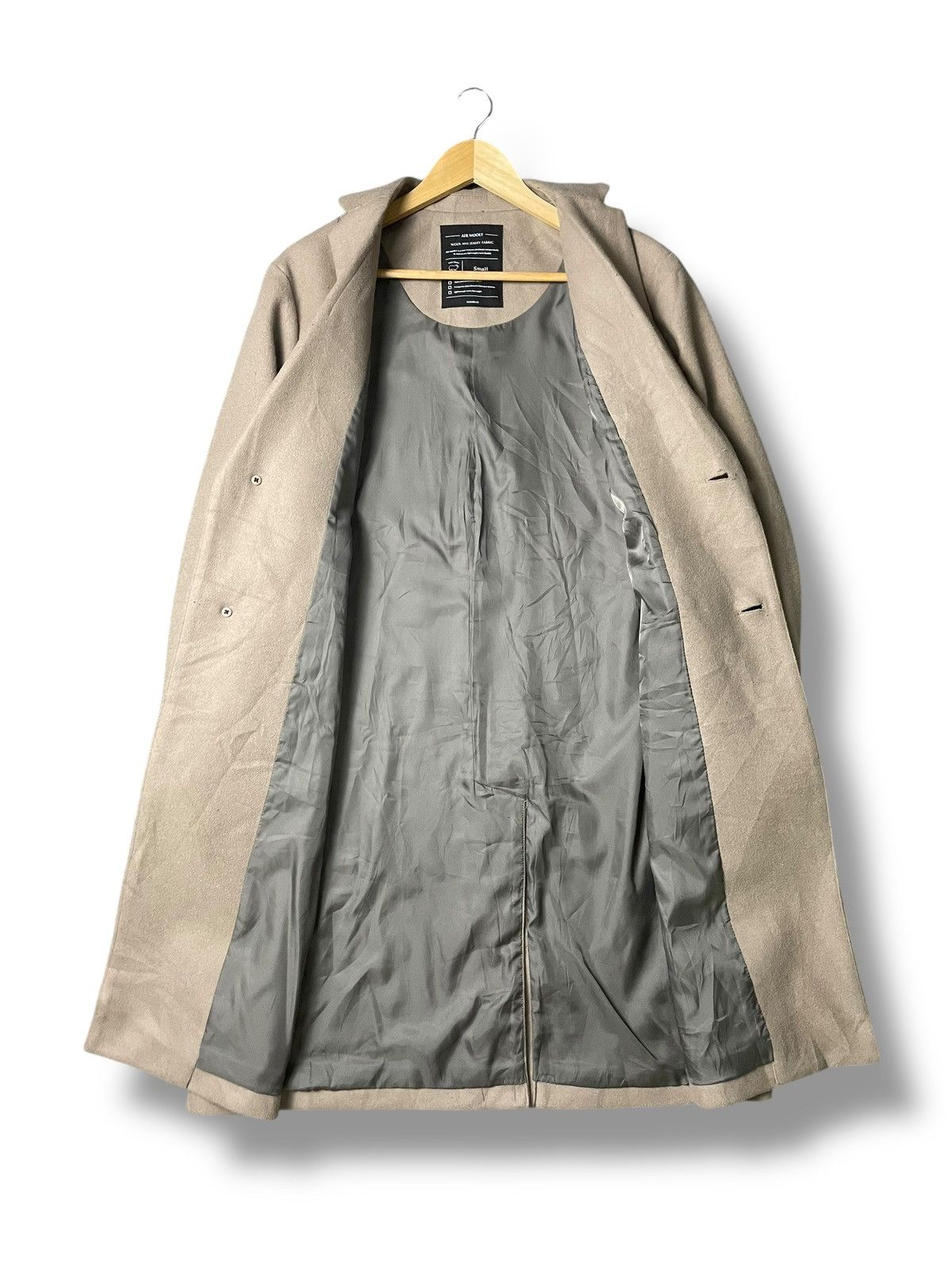 Japanese Brand × Vintage Rage Blue Wool mix Jersey Long Jacket (56) Size US S / EU 44-46 / 1 - 2 Thumbnail