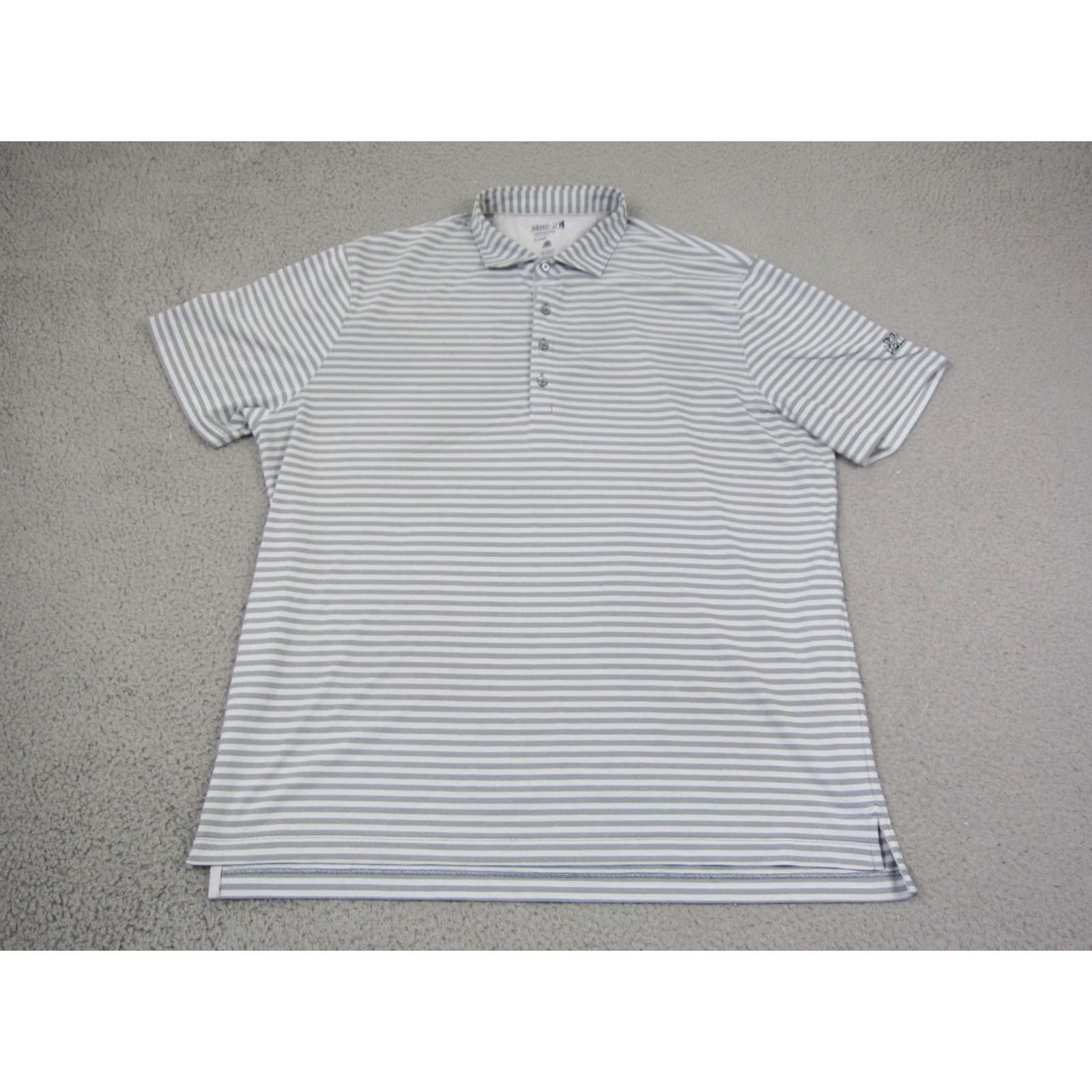 johnnie-O Johnnie-O Polo Shirt Mens XL Blue Striped Golf Performance Short Sleeve Jersey Polo Shirt Size US XL / EU 56 / 4 - 2 Thumbnail