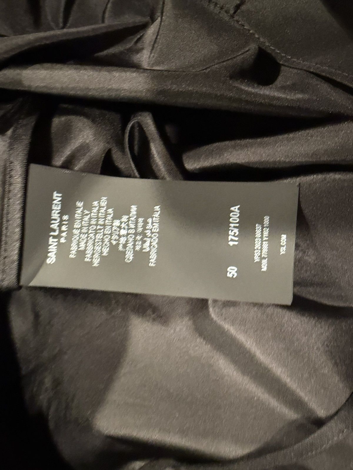 Saint Laurent Paris Saint Laurent men’s 2023 silk coat. 50/40. $4900 Size US M / EU 48-50 / 2 - 10 Thumbnail