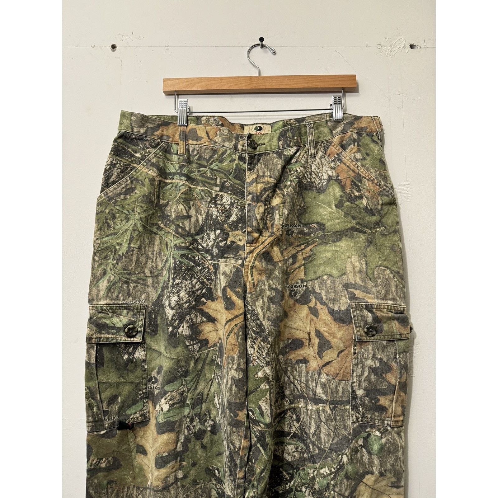 Vintage Vintage Mossy Oak Baggy Camo Cargo Pants ERD Grunge Chrome Size US 38 / EU 54 - 4 Thumbnail