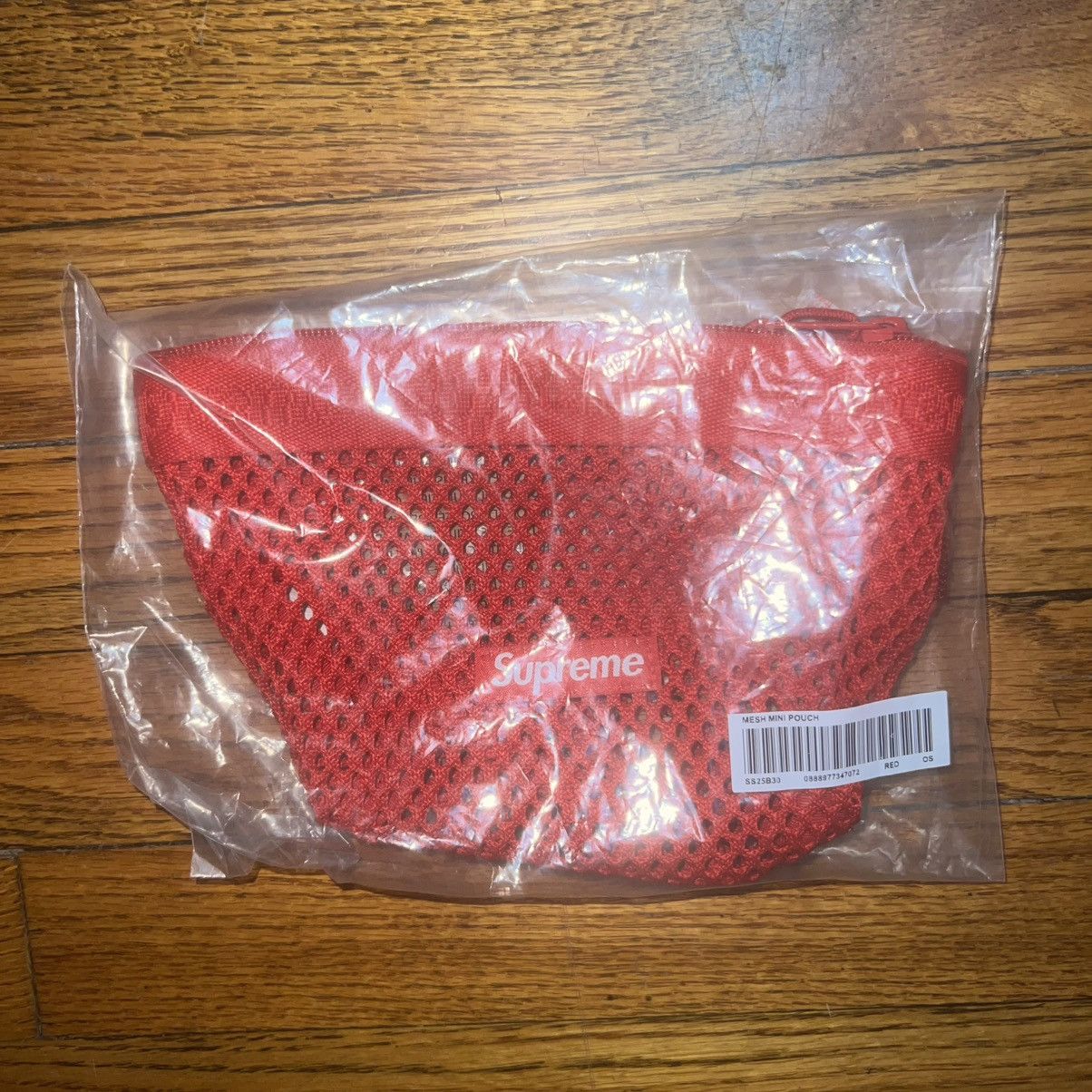 Supreme Supreme Mesh Mini Pouch SS25 Red Size ONE SIZE - 2 Thumbnail