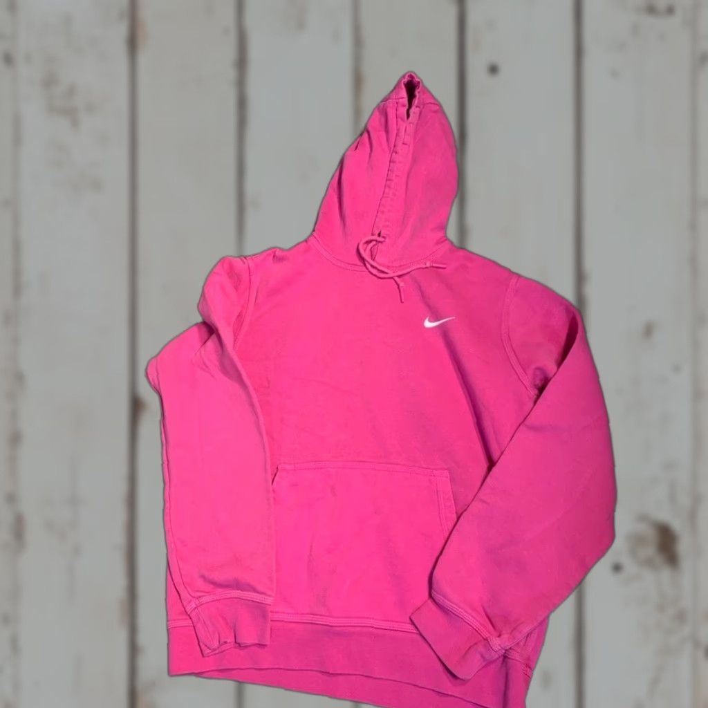 Nike Nike Hoodie Women M Pullover Pink Swoosh Medium Size M / US 6-8 / IT 42-44 - 1 Thumbnail