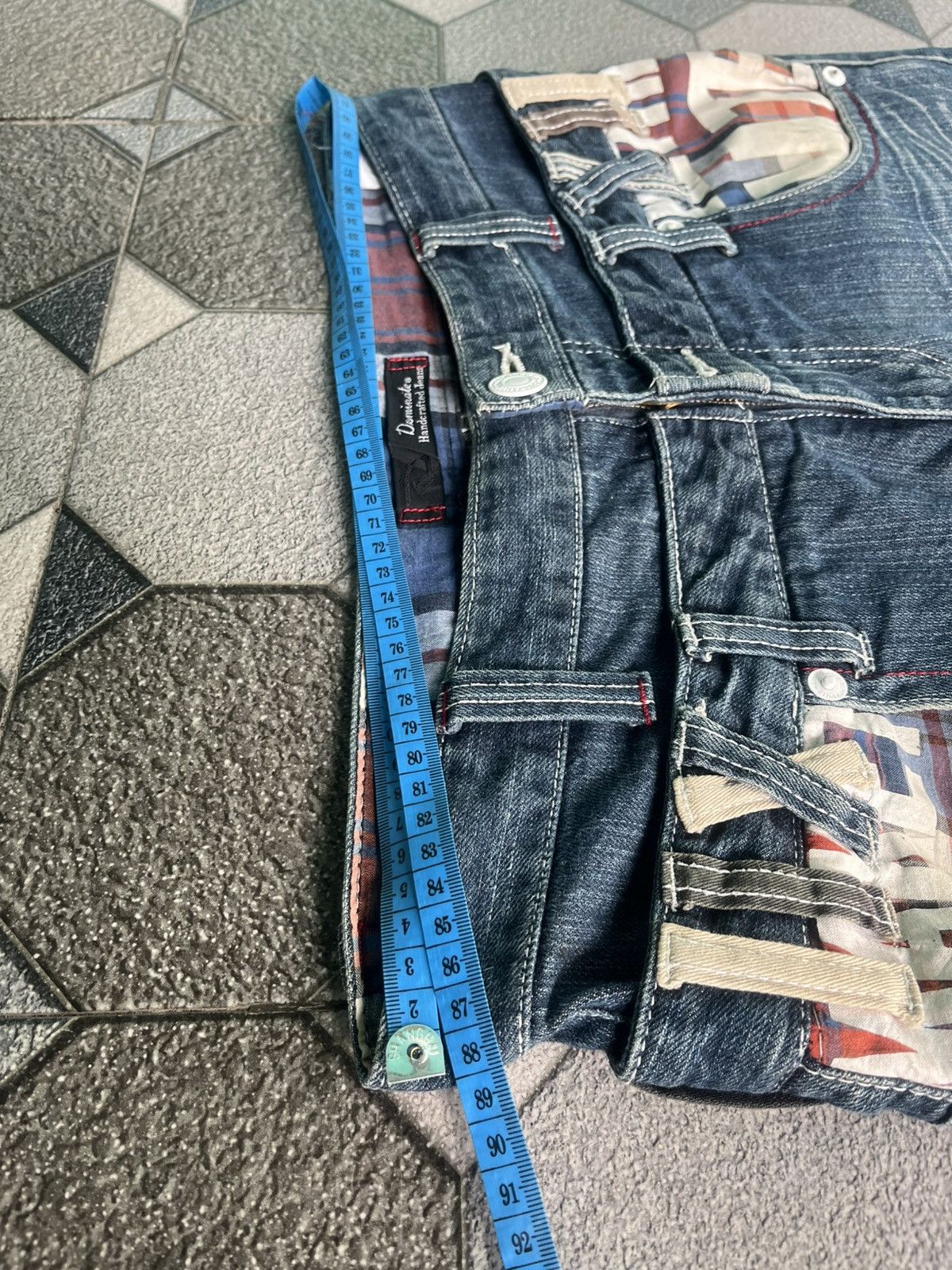 20471120 Japanese Dominate Punk Short Jeans Size US 34 / EU 50 - 10 Thumbnail