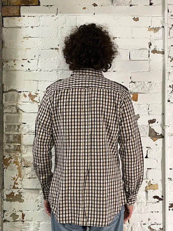 Dolce & Gabbana AW2008 Dolce & Gabbana Multi Pockets Checkered Classy Shirt Size US M / EU 48-50 / 2 - 2 Thumbnail