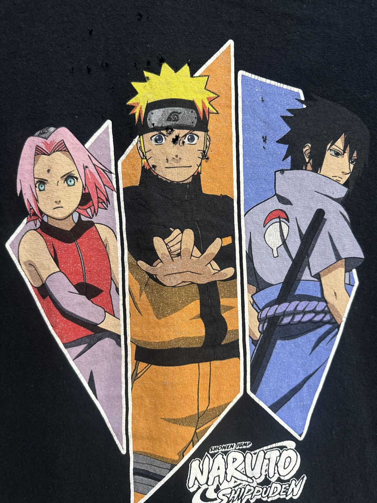 Anime Thrashed Naruto Shippuden Faded Tee Size US M / EU 48-50 / 2 - 2 Thumbnail