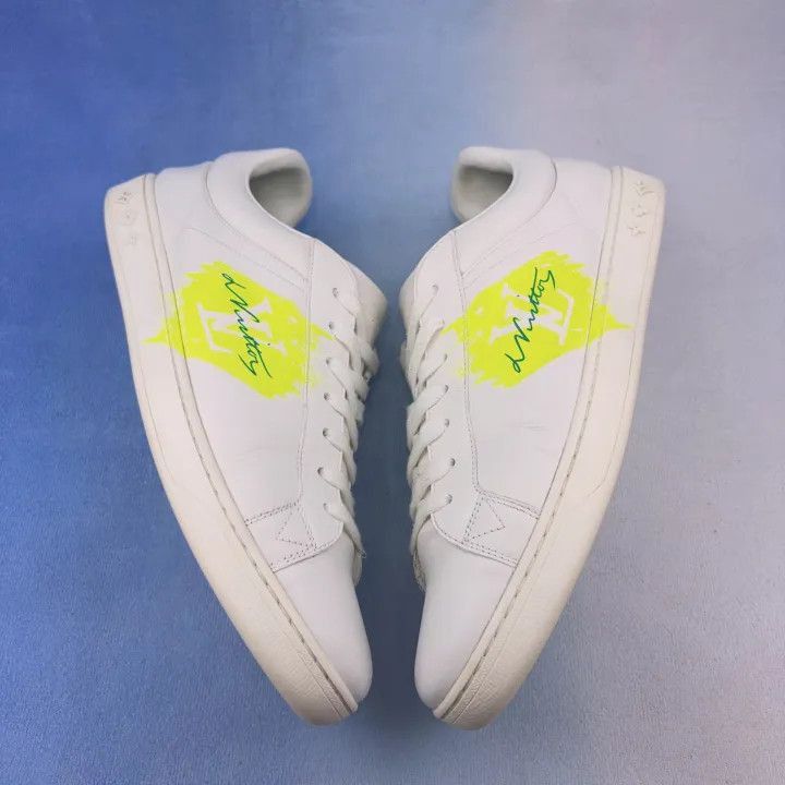 Louis Vuitton Louis Vuitton Luxembourg Low-Top Graffiti Sneakers -2508 Size US 8.5 / EU 41-42 - 5 Thumbnail